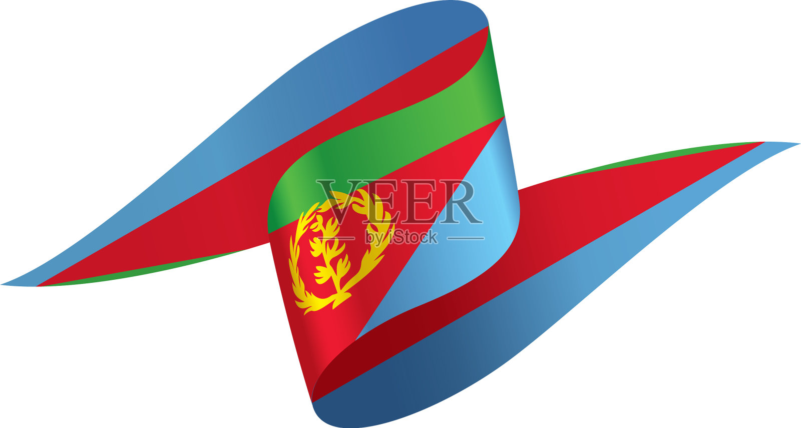 厄立特里亚国旗设计元素图片