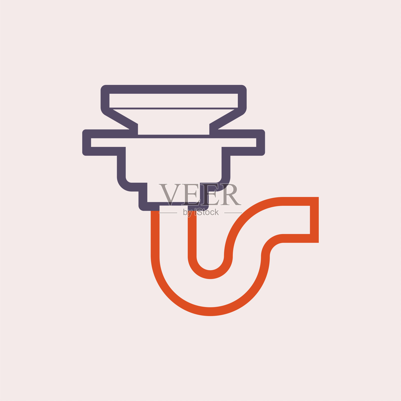 地板排水图标插画图片素材