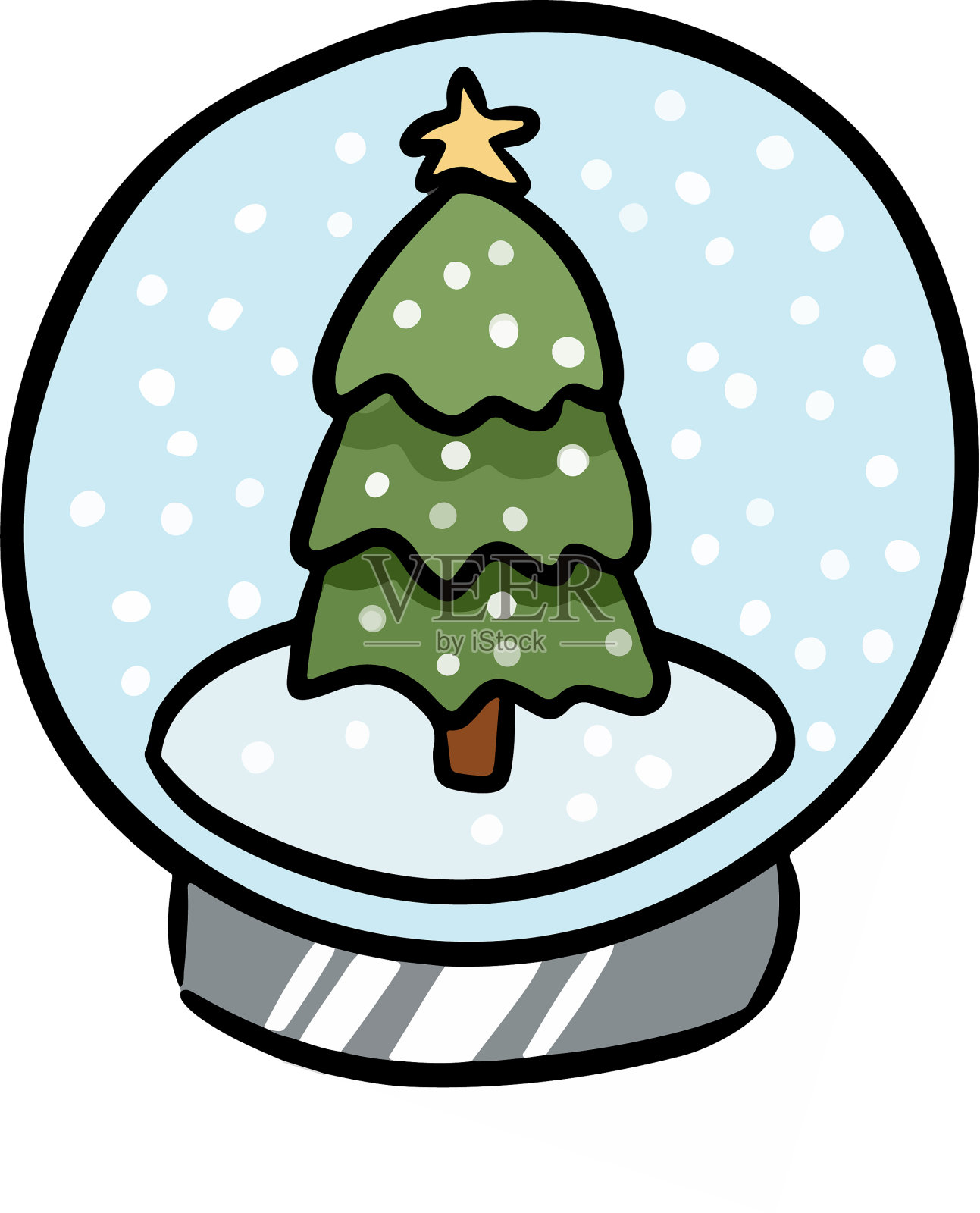 卡通地球球涂鸦图标设计元素图片