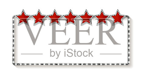 带有星星的旗帜设计元素图片