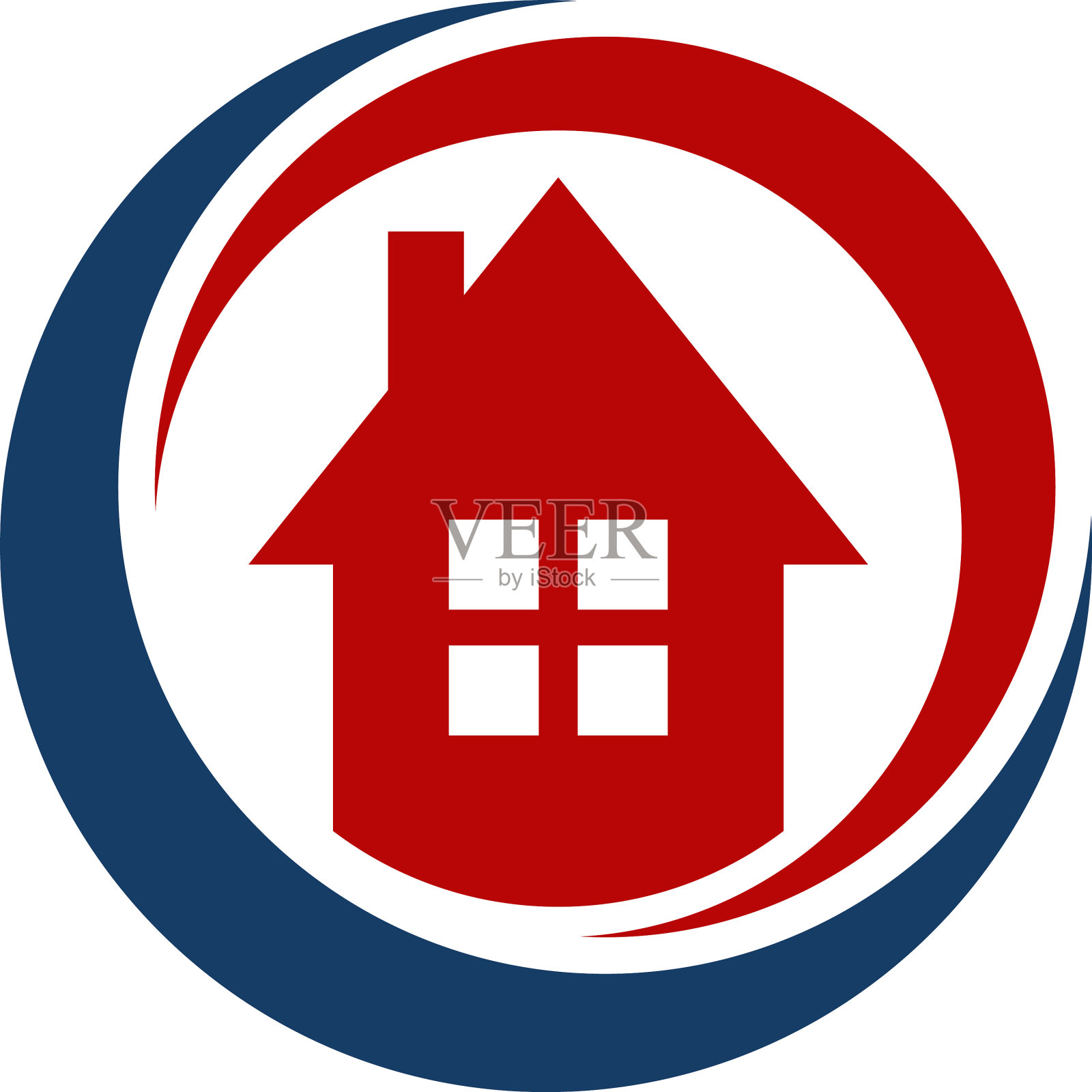 房地产中心解决方案设计元素图片