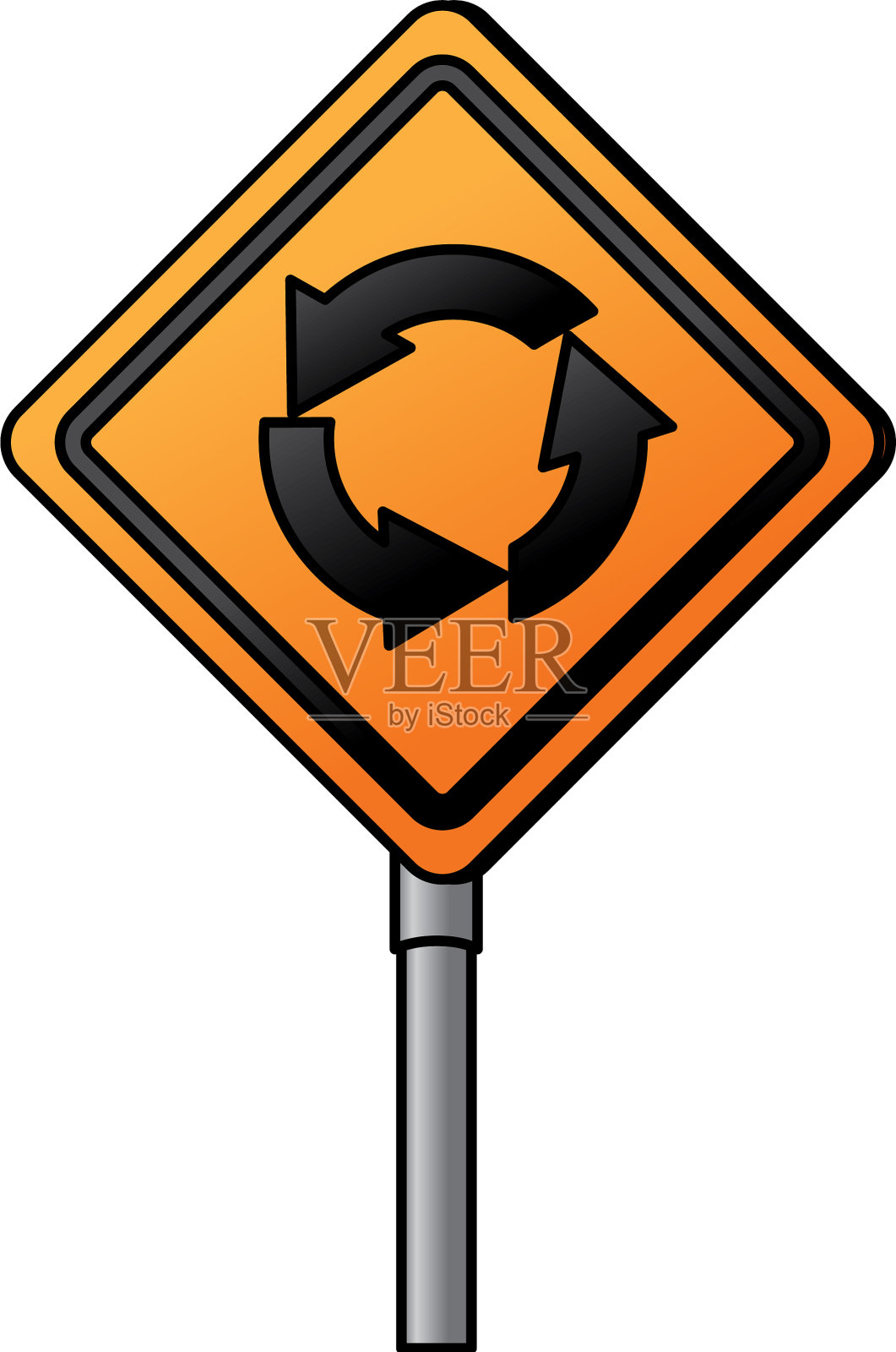 交通信号圆点图标素材