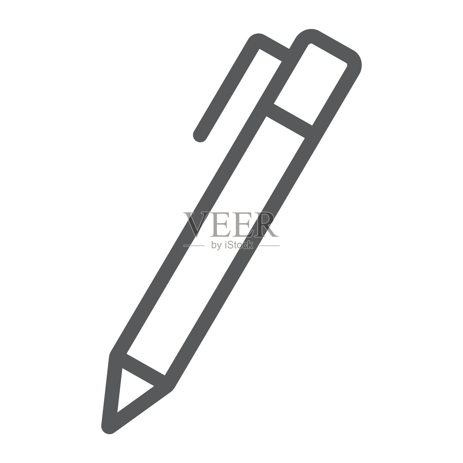 笔线图标学校和教育编辑标志图标素材