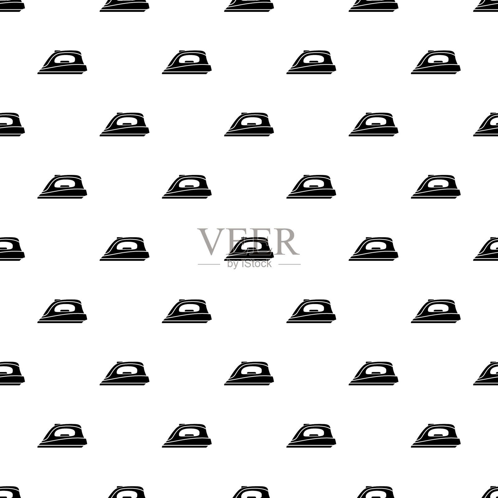 铁模式无缝插画图片素材