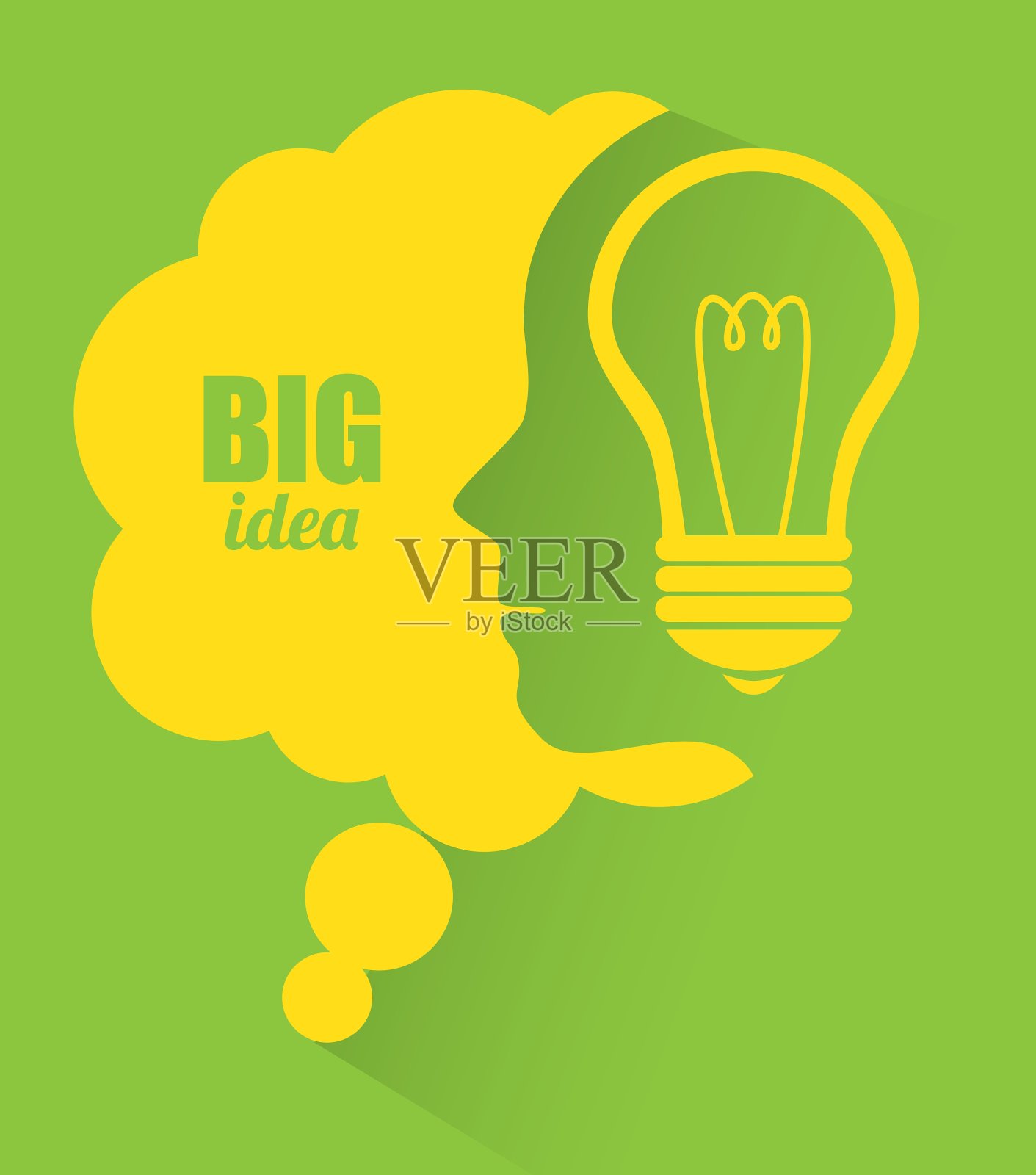 好主意，创意和智慧插画图片素材