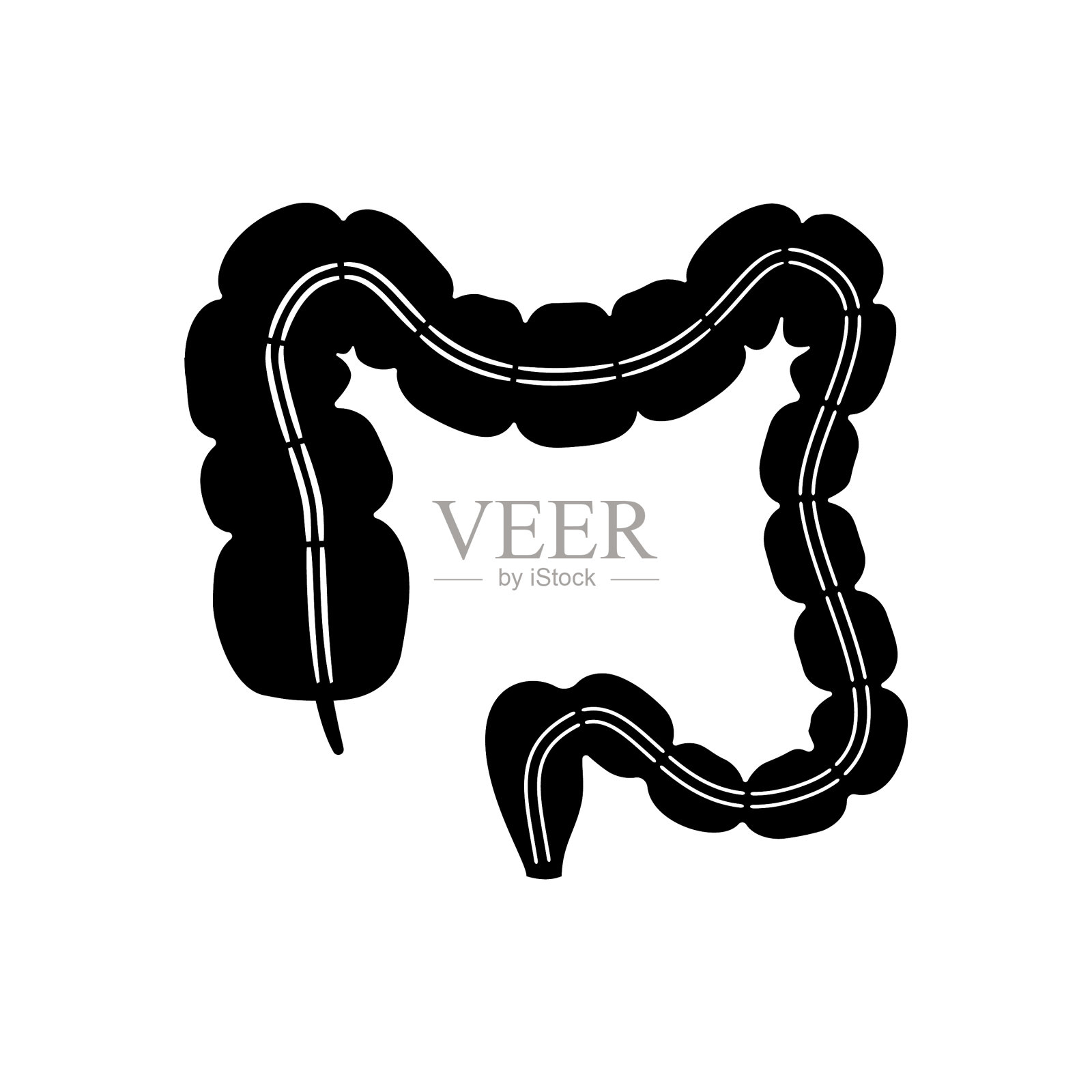 人体器官——大肠设计元素图片
