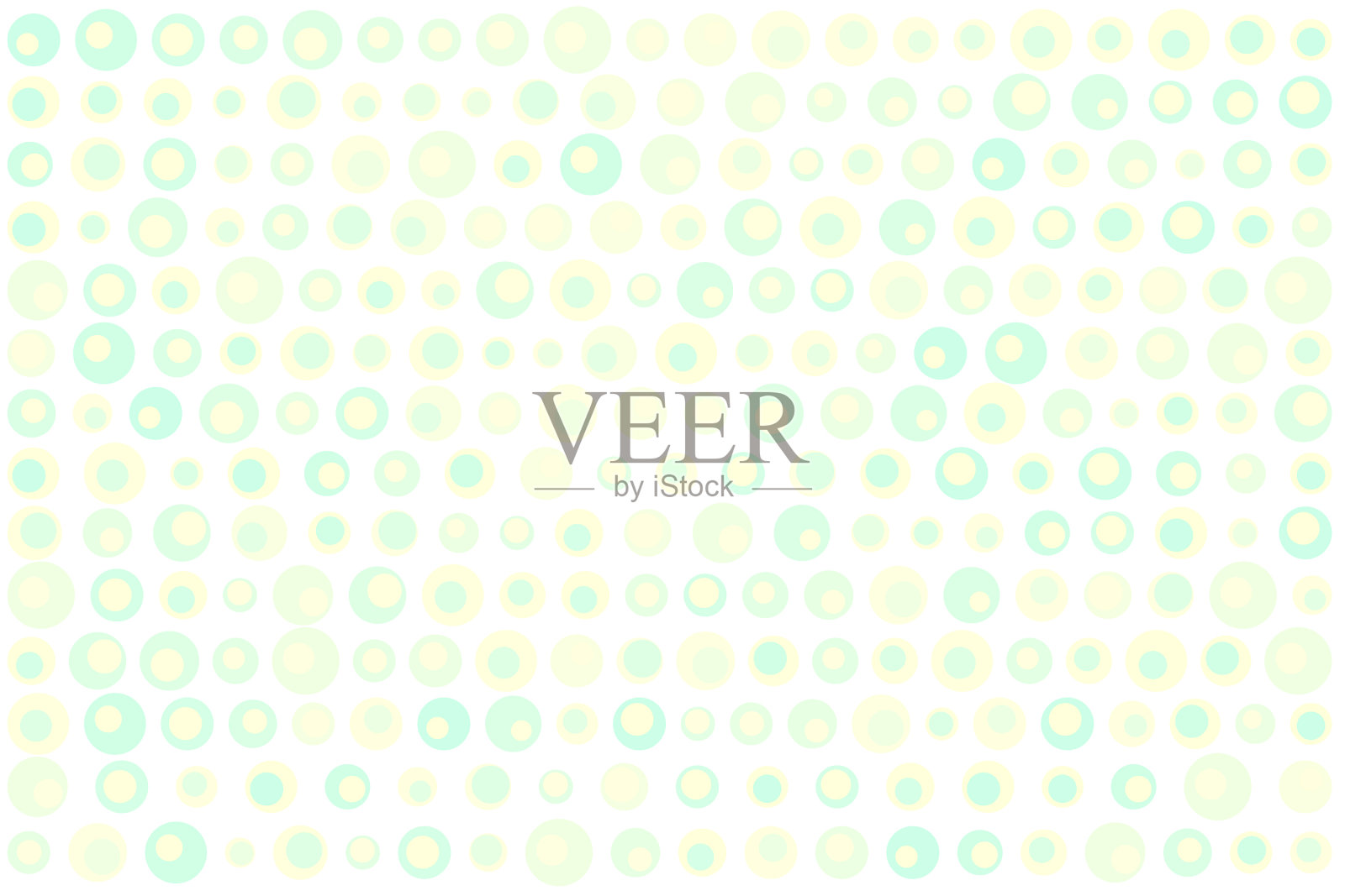 蓝绿色和黄色圆点纹理插画图片素材