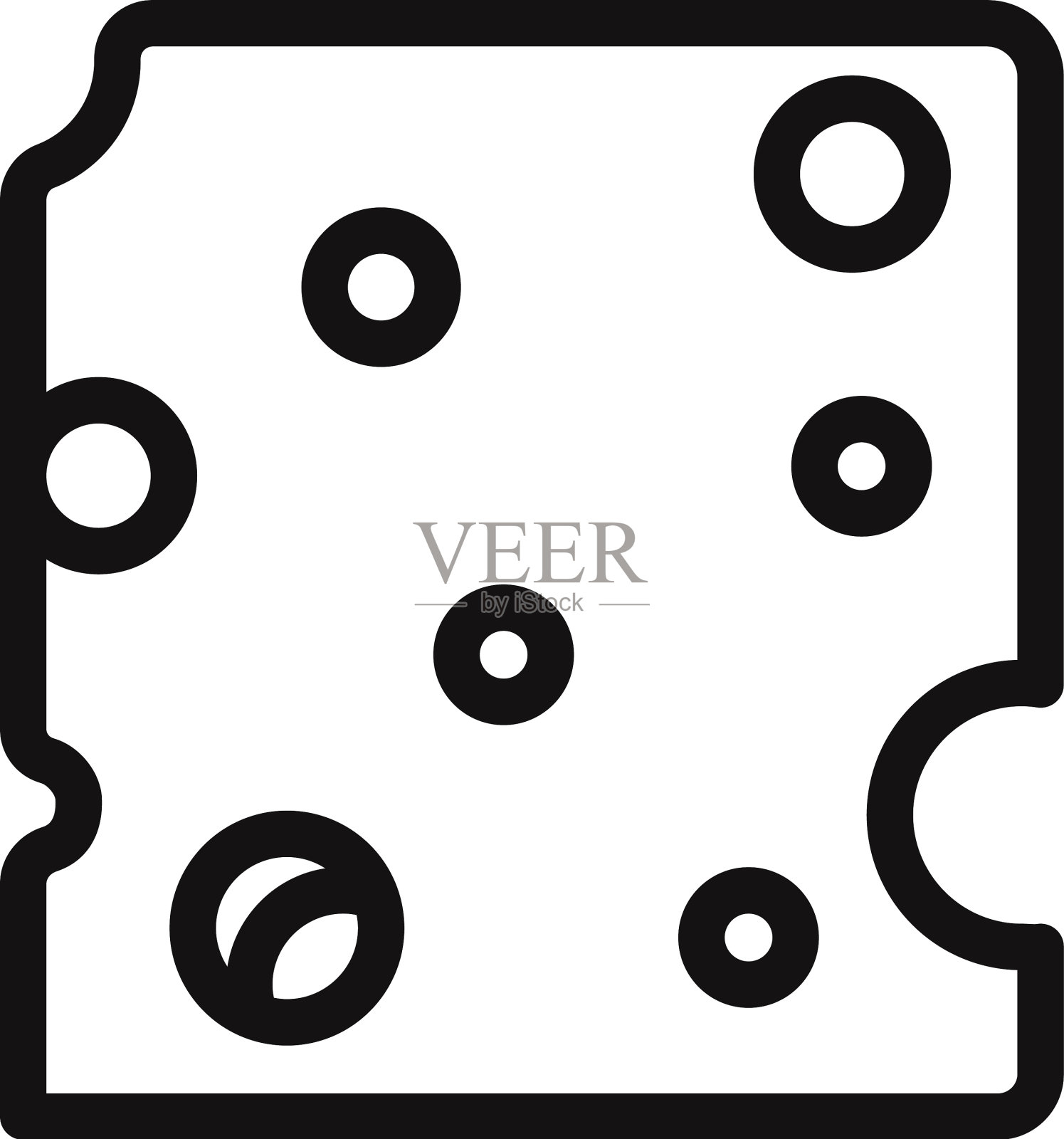 奶酪图标设计元素图片