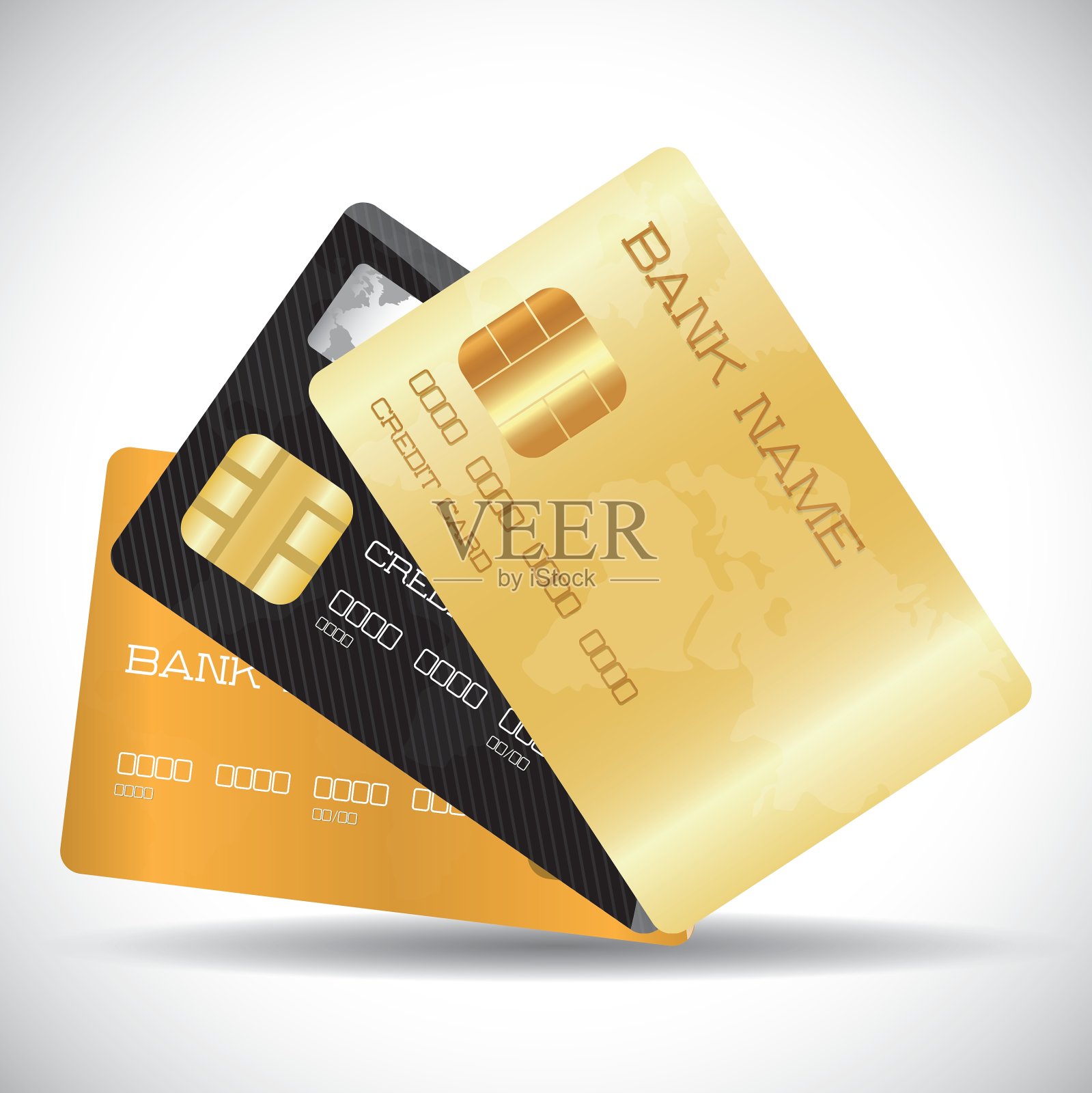 使用信用卡支付插画图片素材