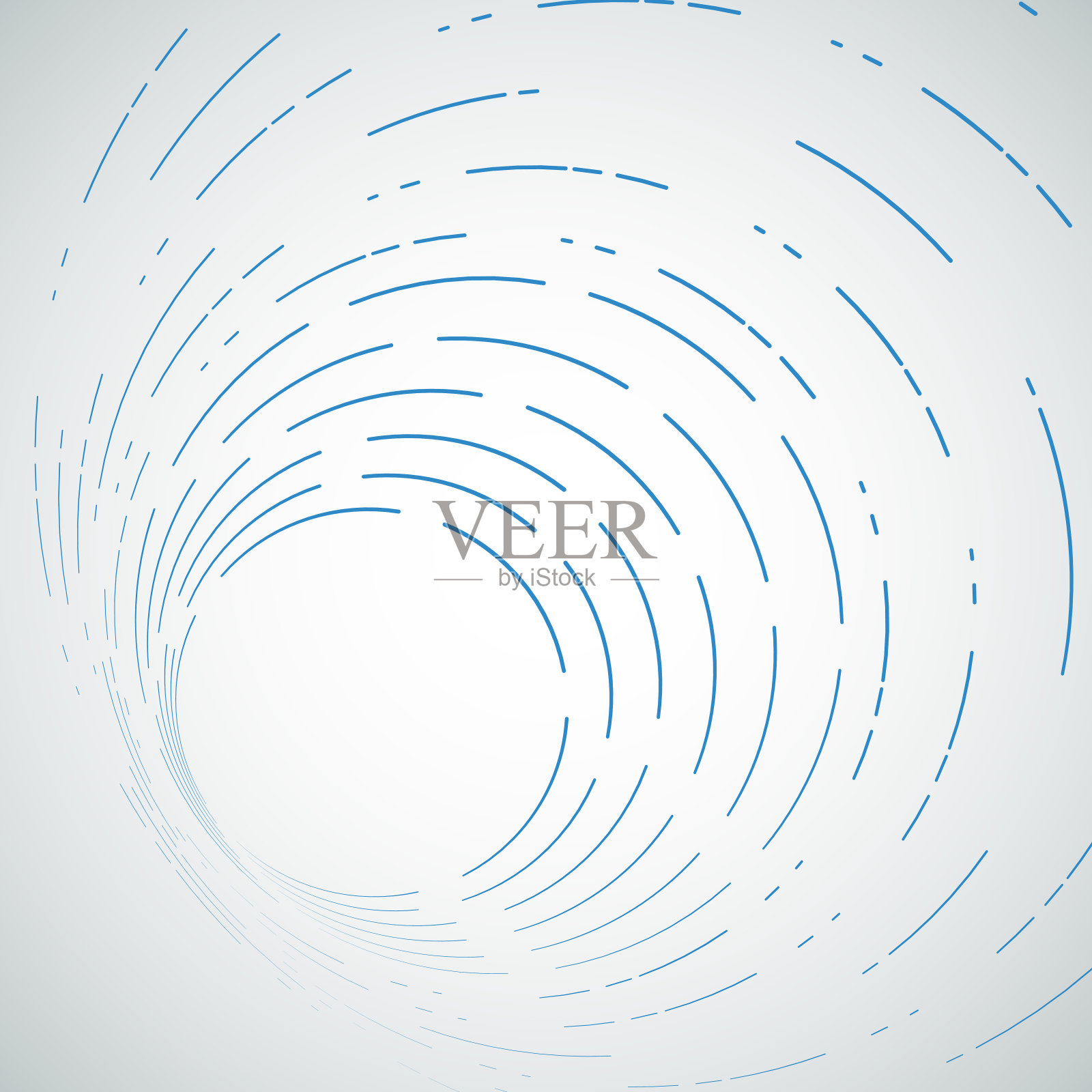 摘要技术圈矢量背景插画图片素材