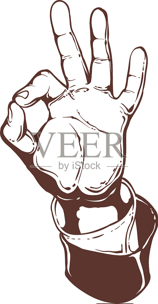 手的标志设计元素图片