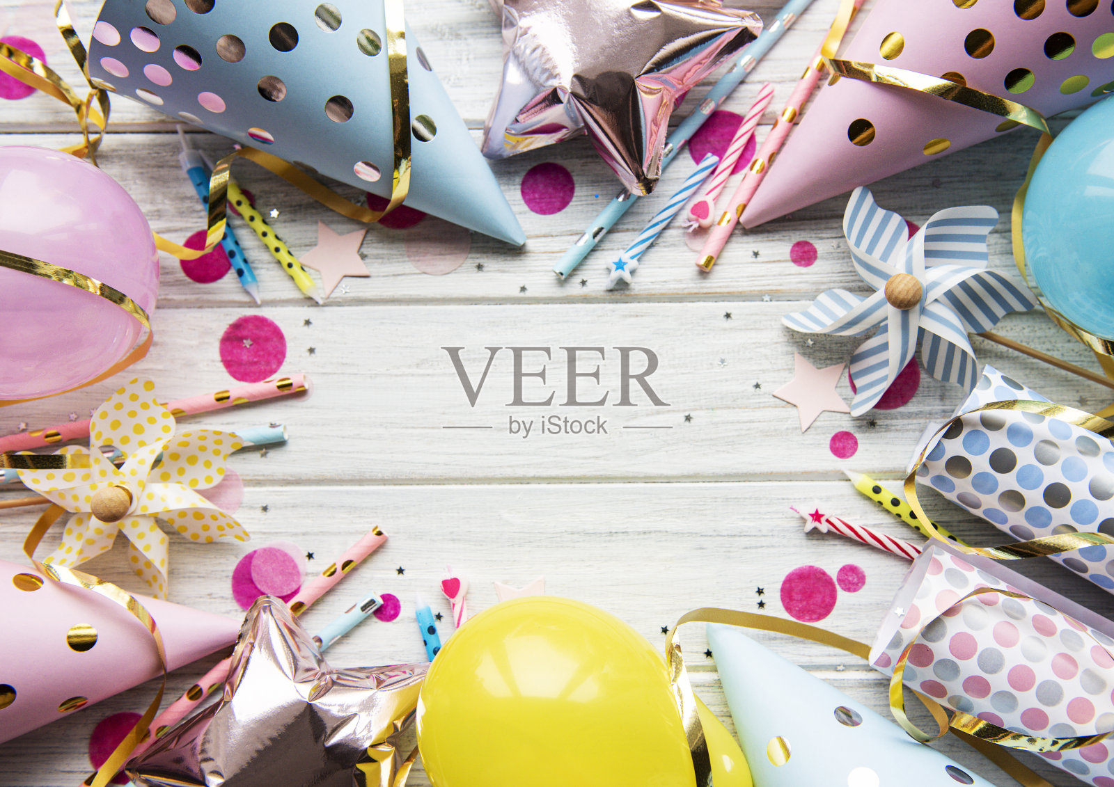 生日或派对背景快乐照片摄影图片