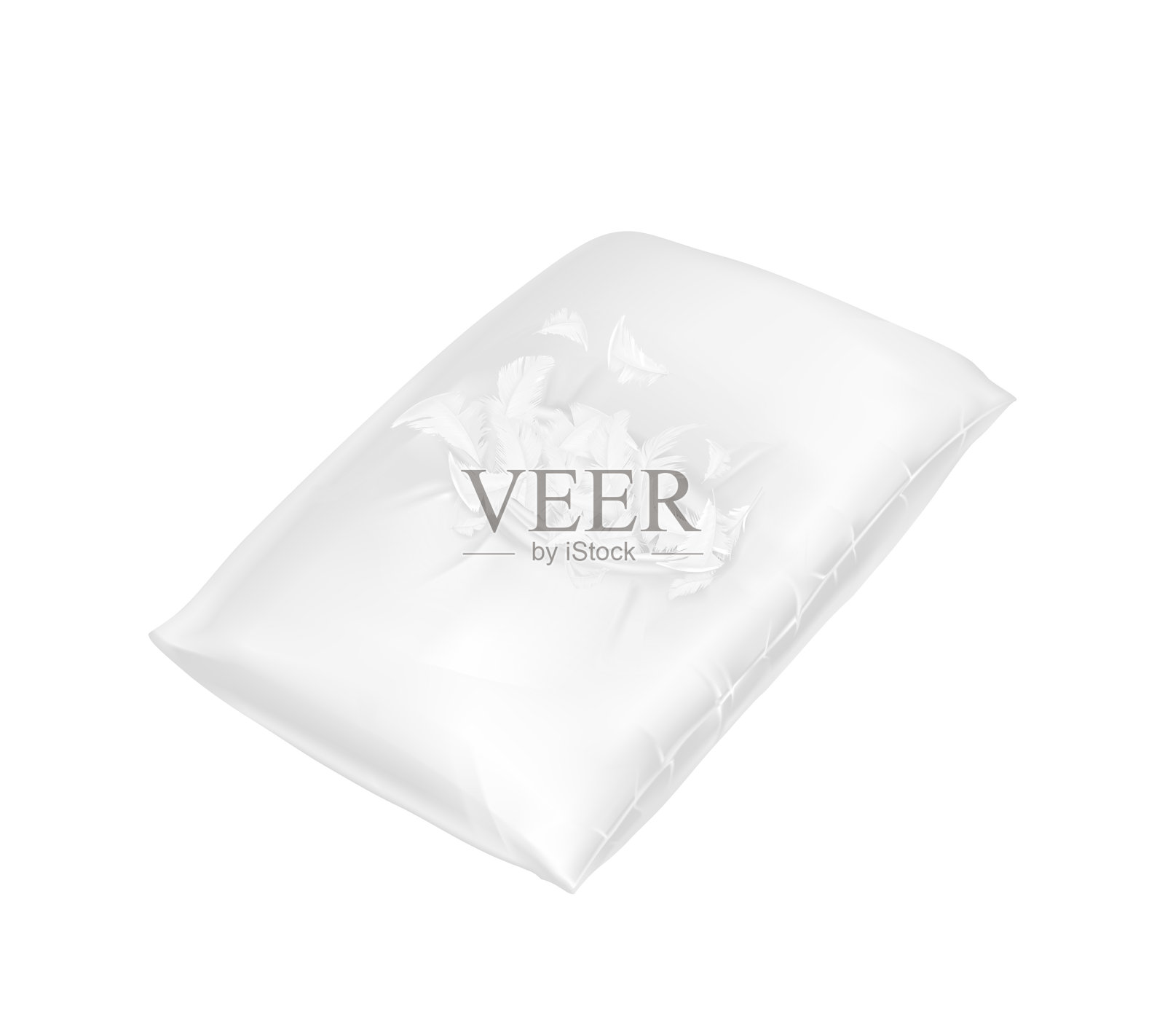 3d现实撕破枕头模板模型设计元素图片