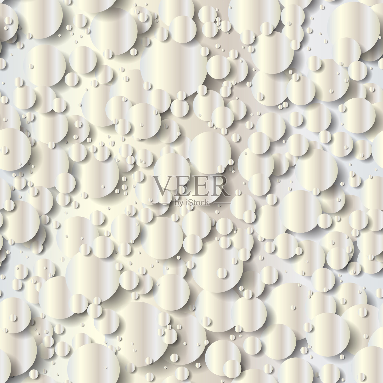 无缝背景的彩色气泡插画图片素材