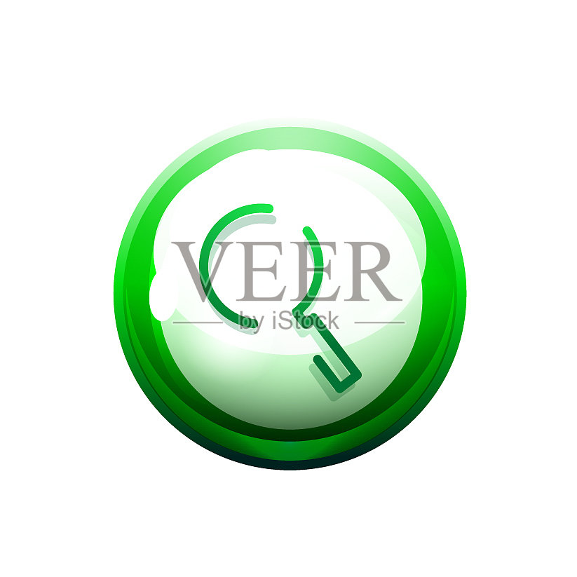 搜索放大网页按钮放大图标现代设计元素图片