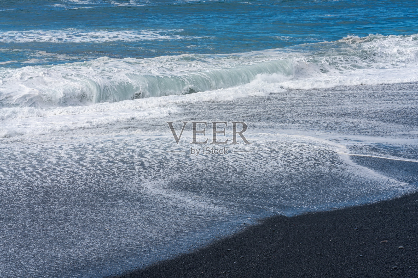 黑沙滩照片摄影图片