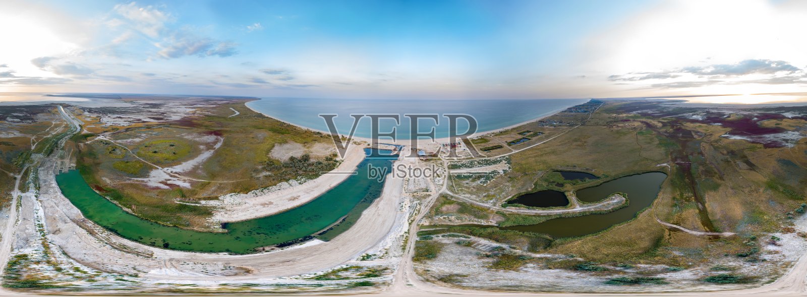 迷人的360度全景照片摄影图片