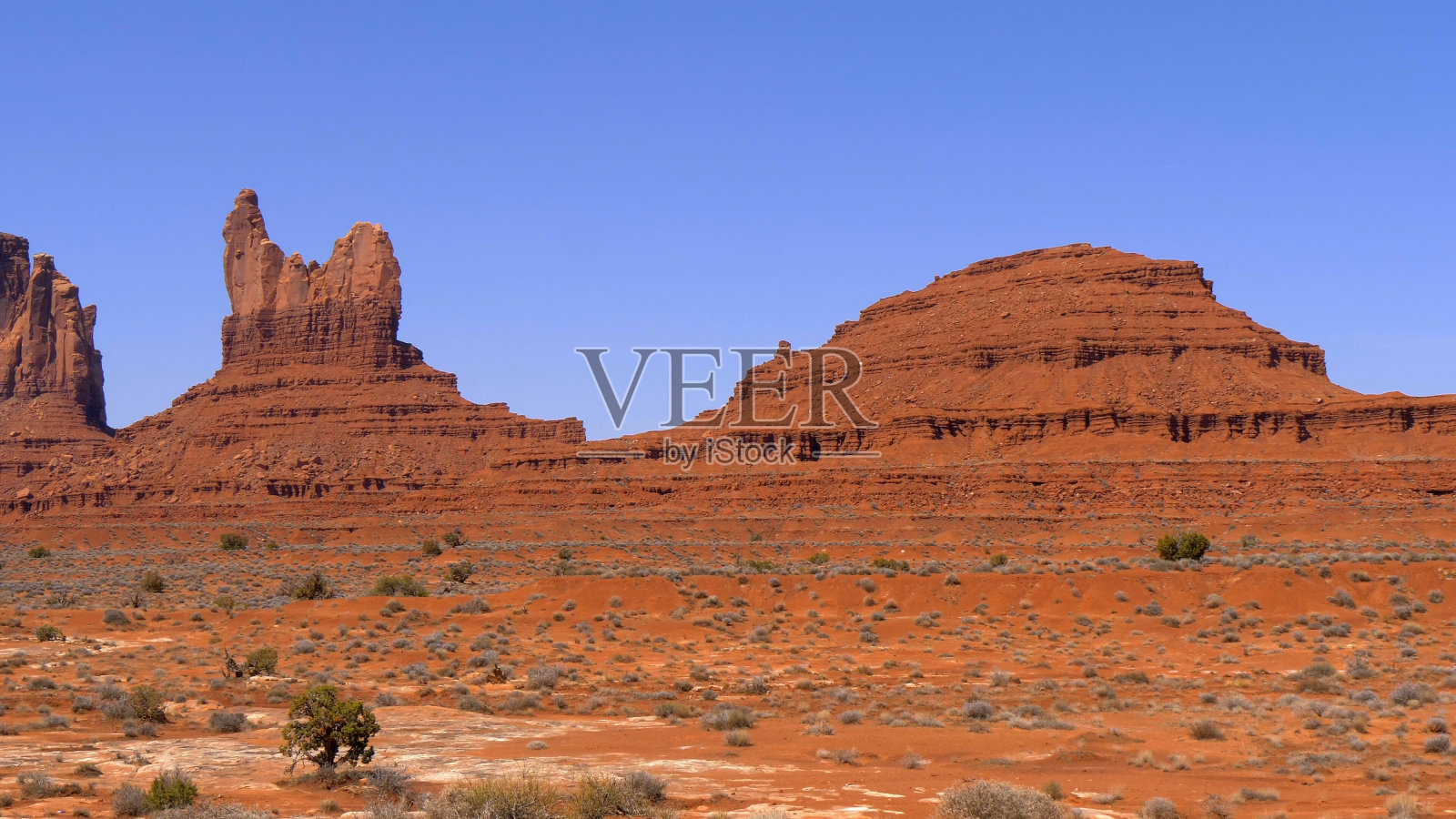 纪念碑谷令人惊叹的岩石雕塑照片摄影图片