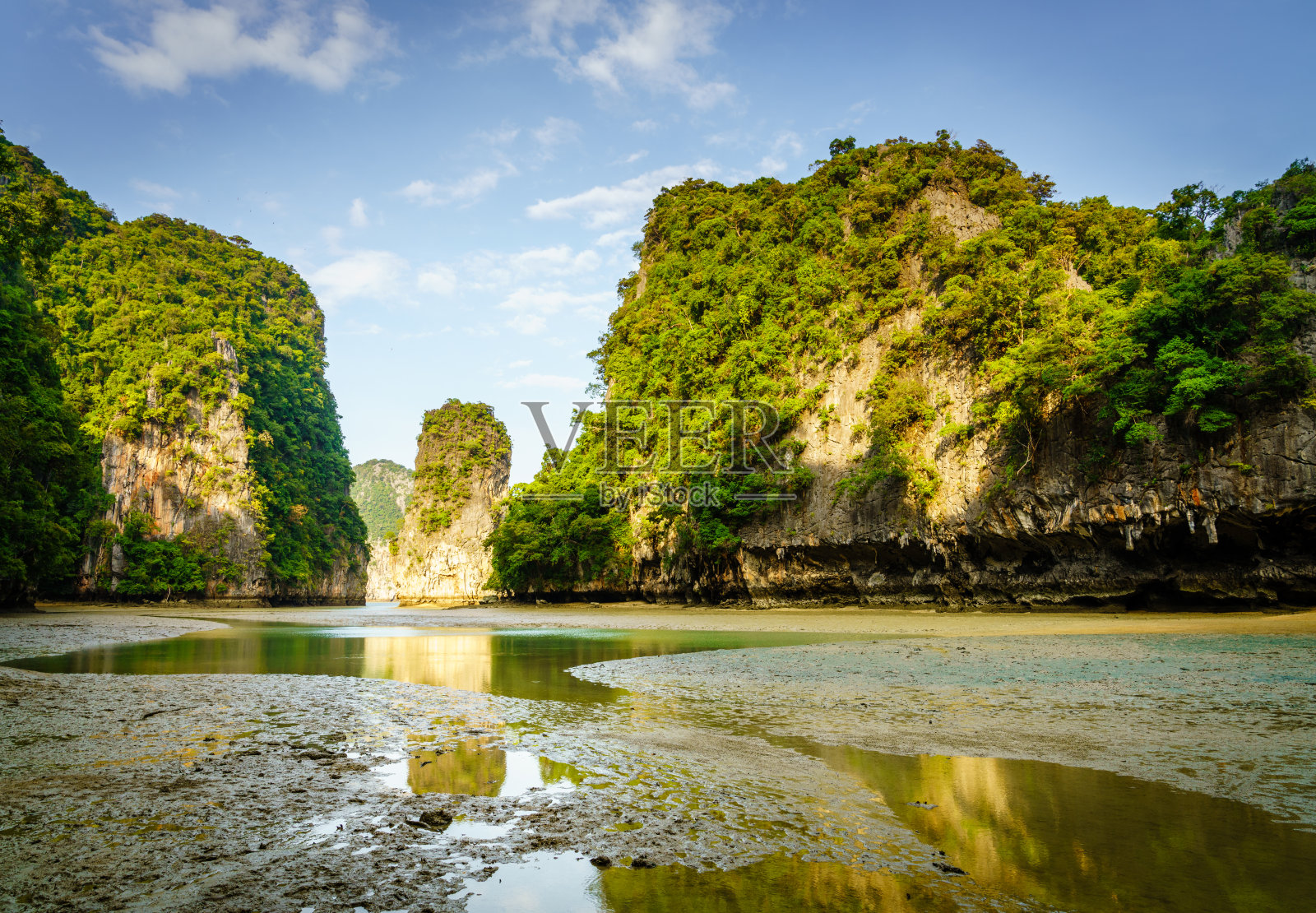 港岛角泻湖照片摄影图片