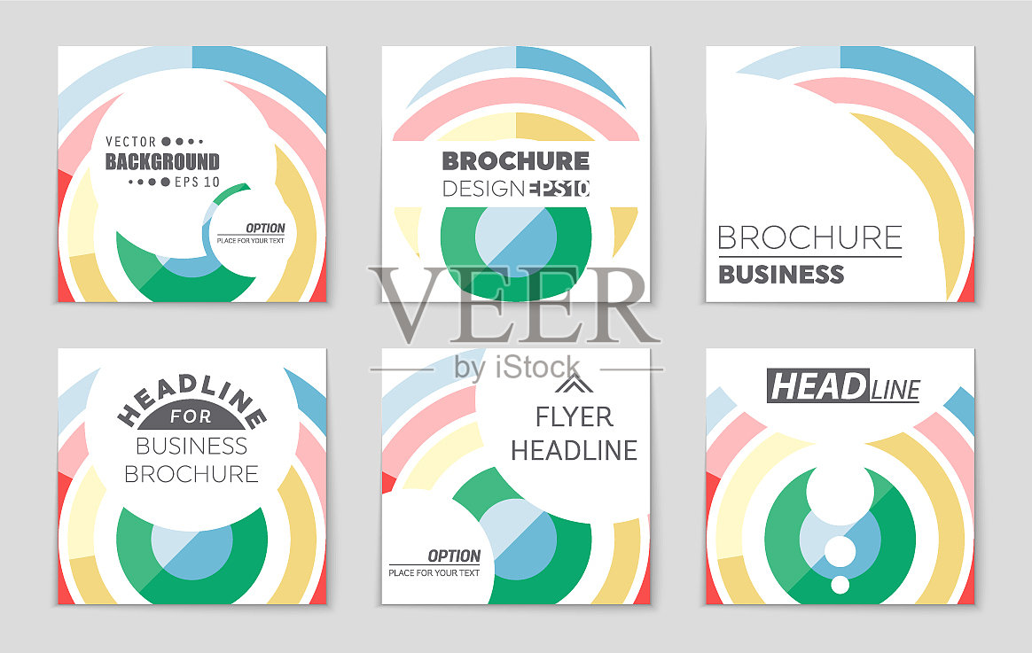 抽象布局的艺术背景设置插画图片素材