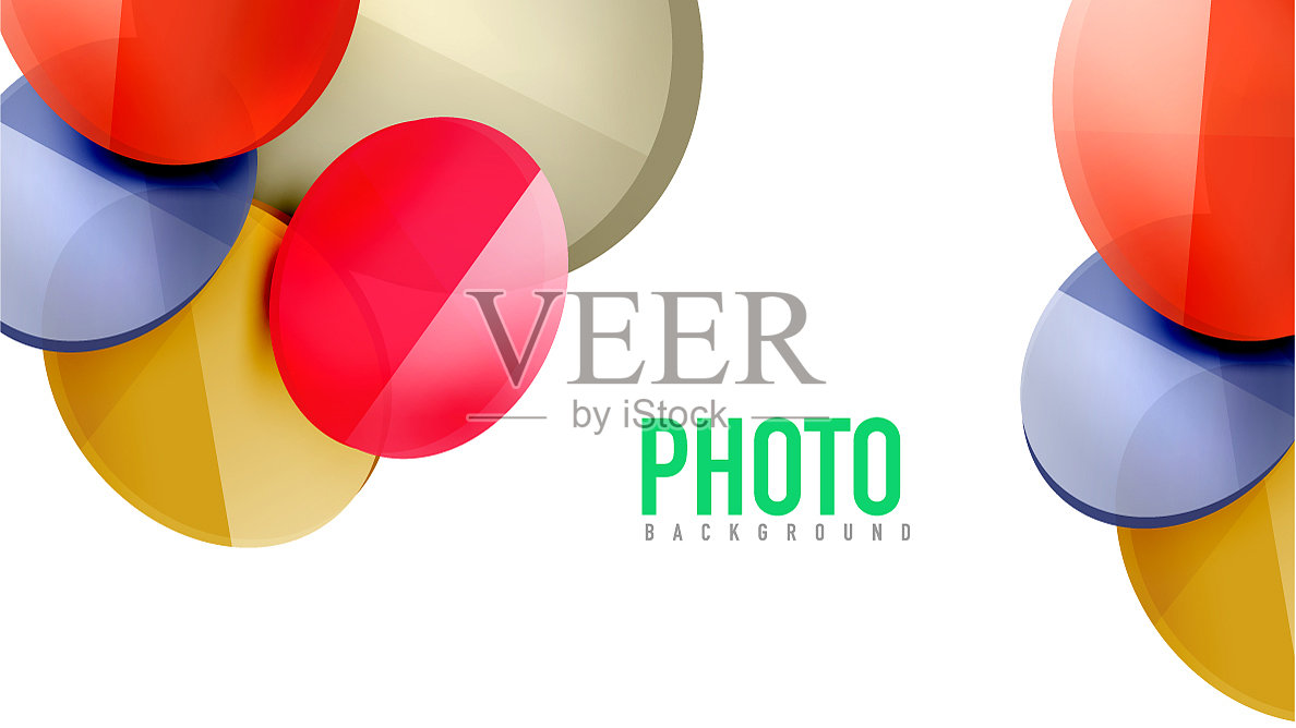 现代几何呈现背景插画图片素材