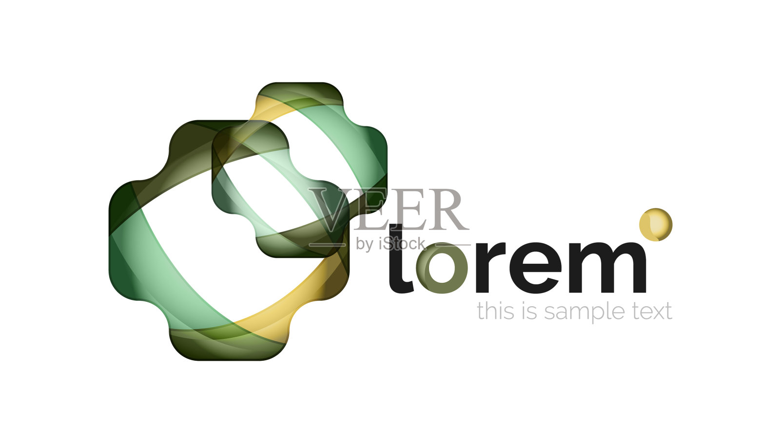 抽象几何商业图标插画图片素材