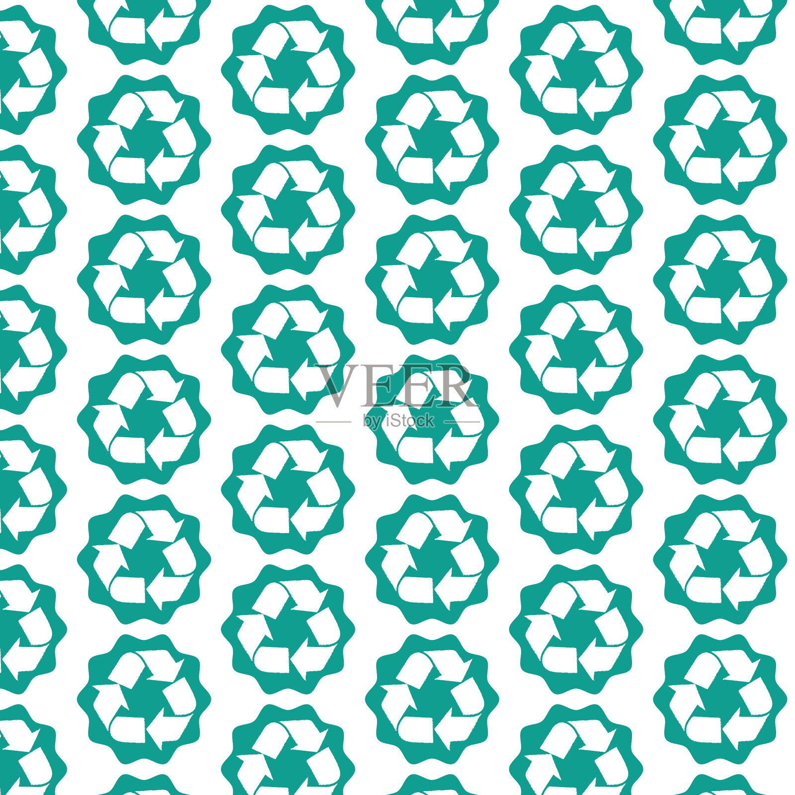 图案背景循环符号图标插画图片素材