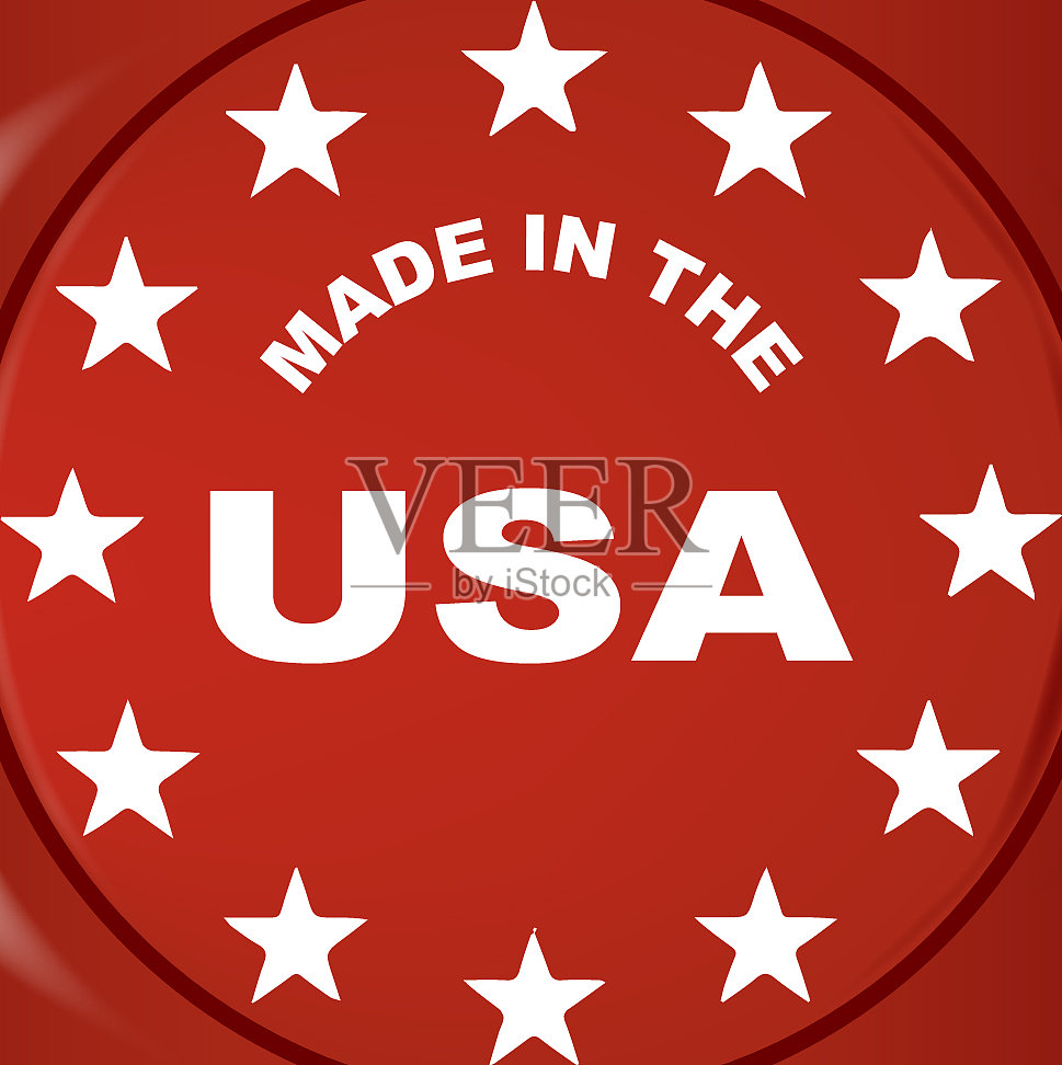 美国制造插画图片素材