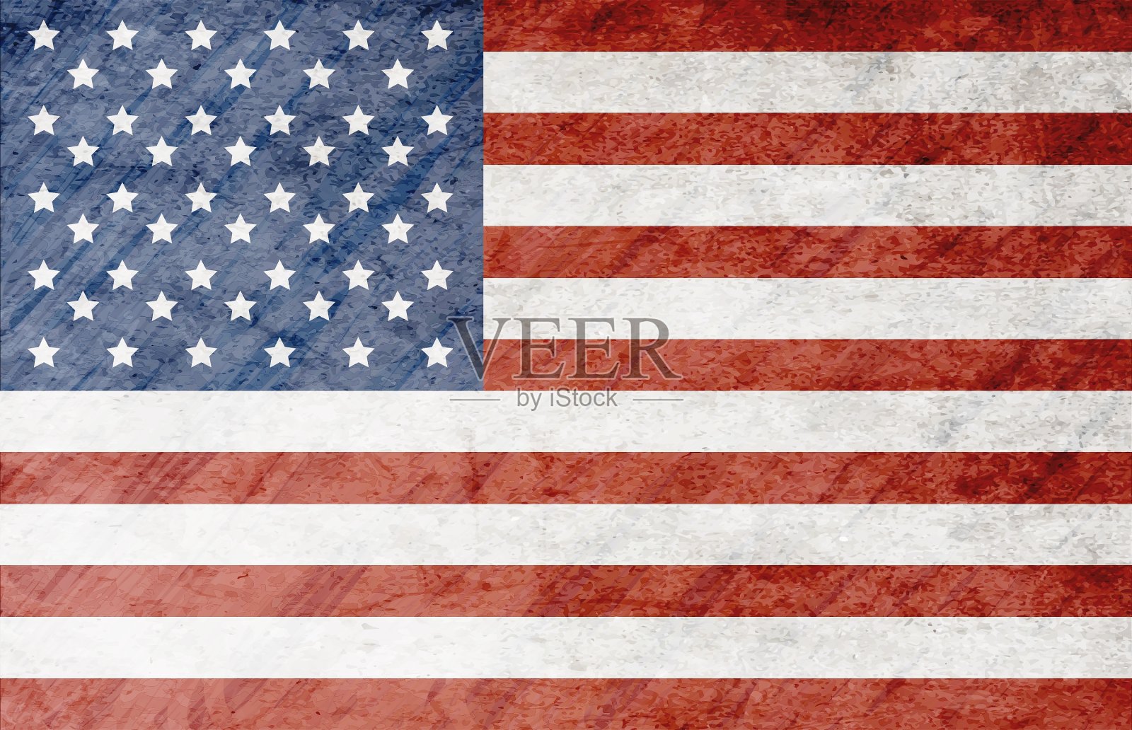 美国国旗插画图片素材