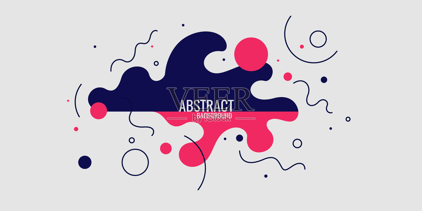 时尚抽象的背景构图插画图片素材