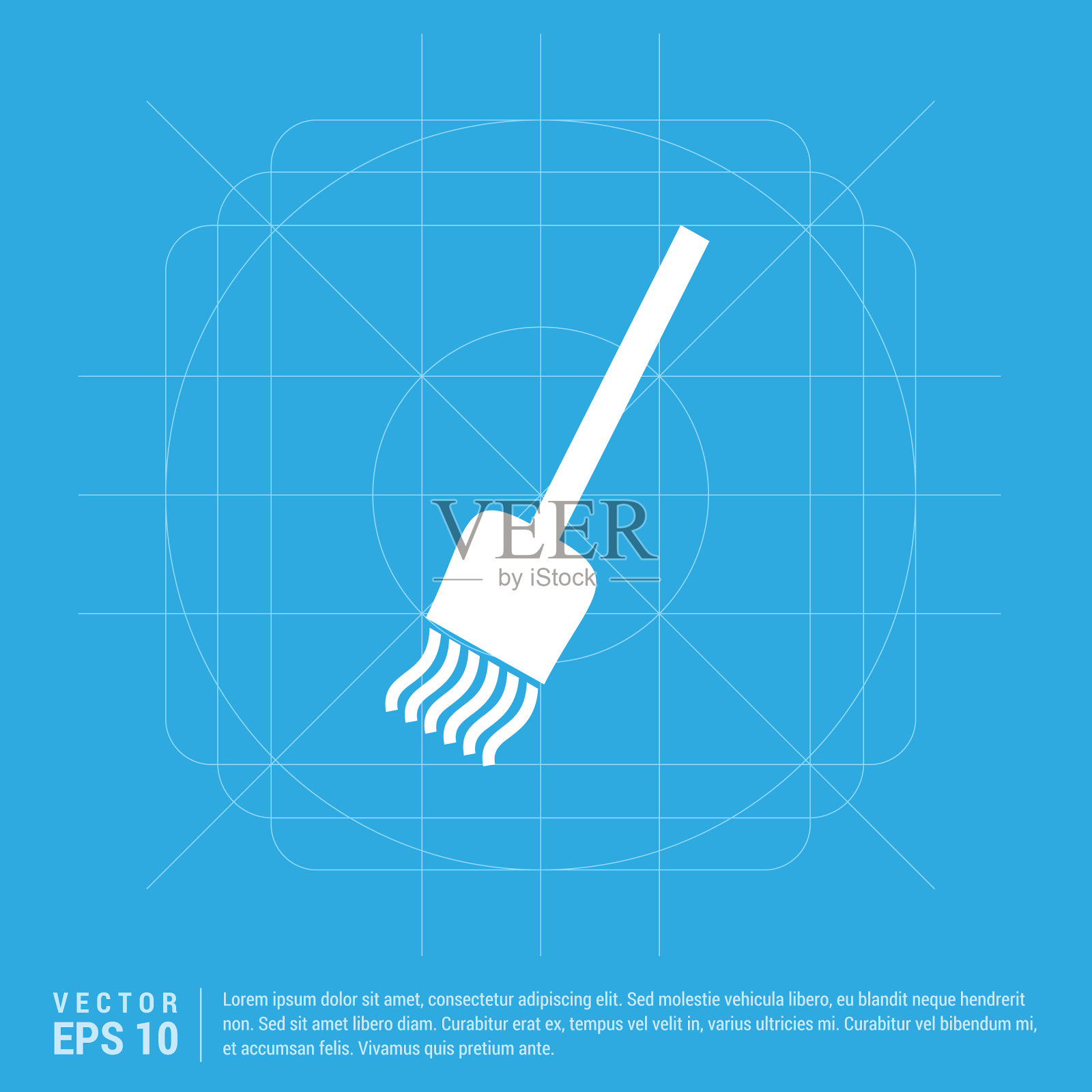 扫帚图标插画图片素材