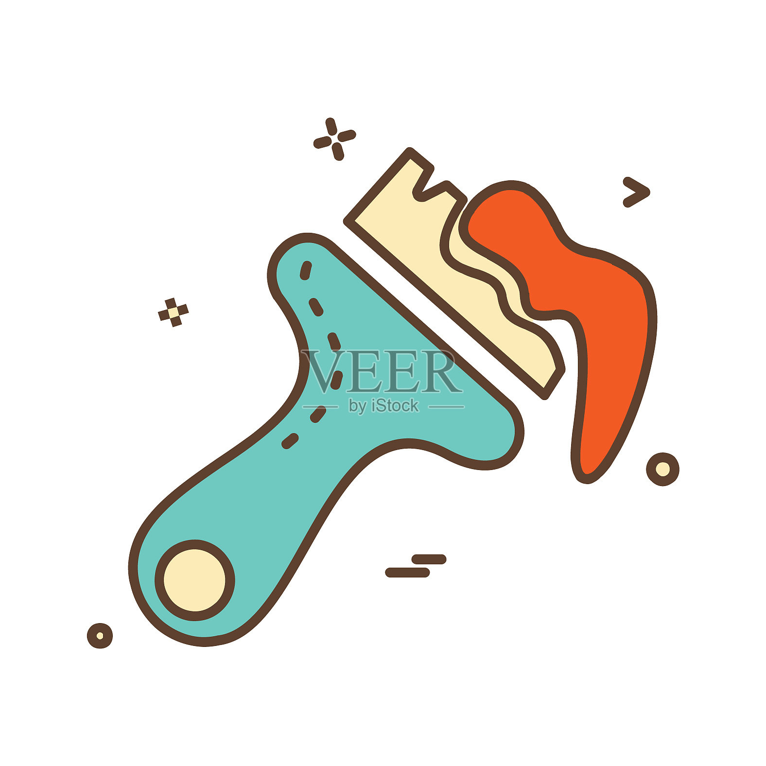 劳动工具图标设计插画图片素材