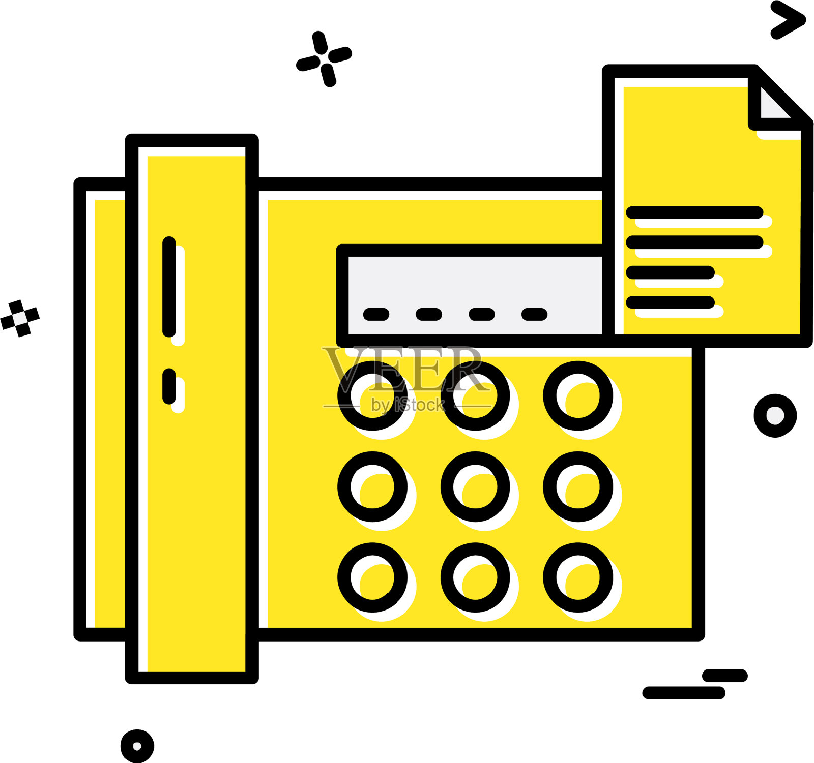 电话图标设计插画图片素材