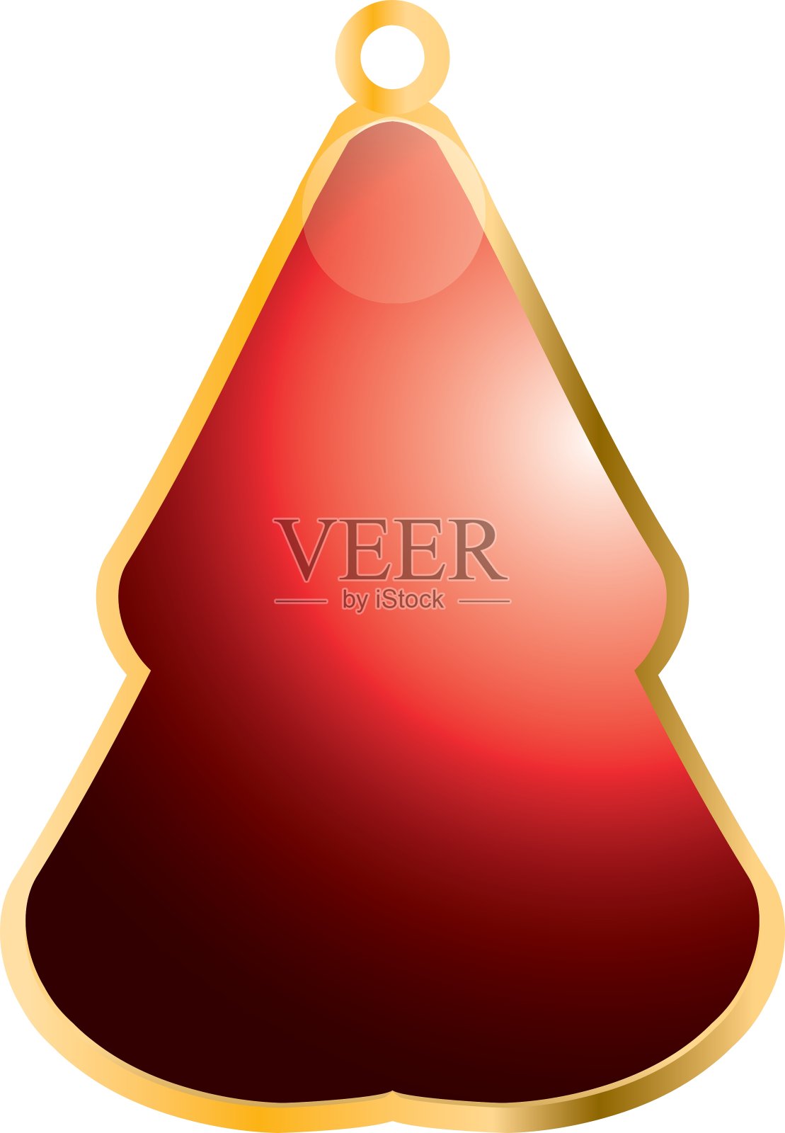 松树圣诞快乐设计插画图片素材