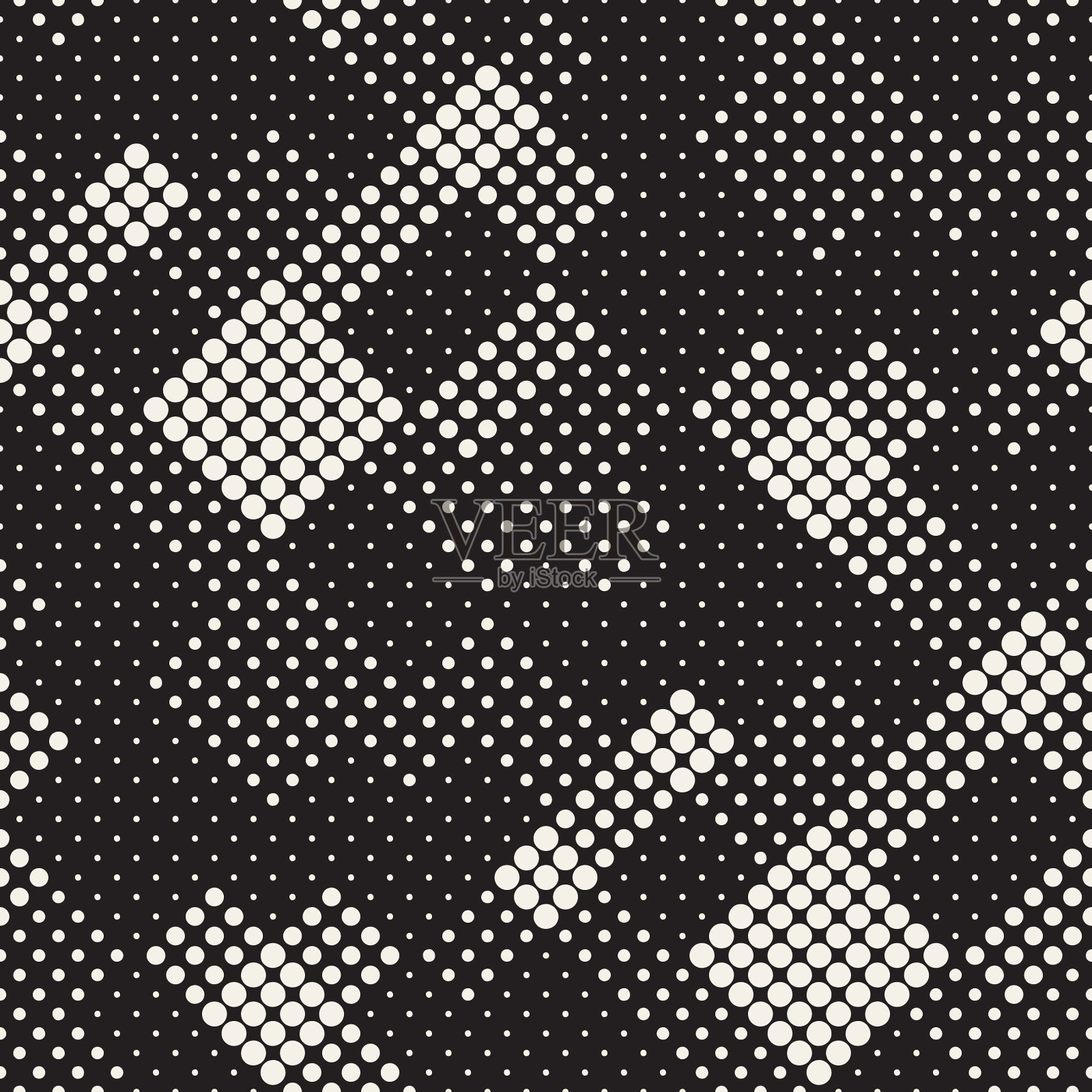 现代时尚的半色调质感无穷抽象插画图片素材