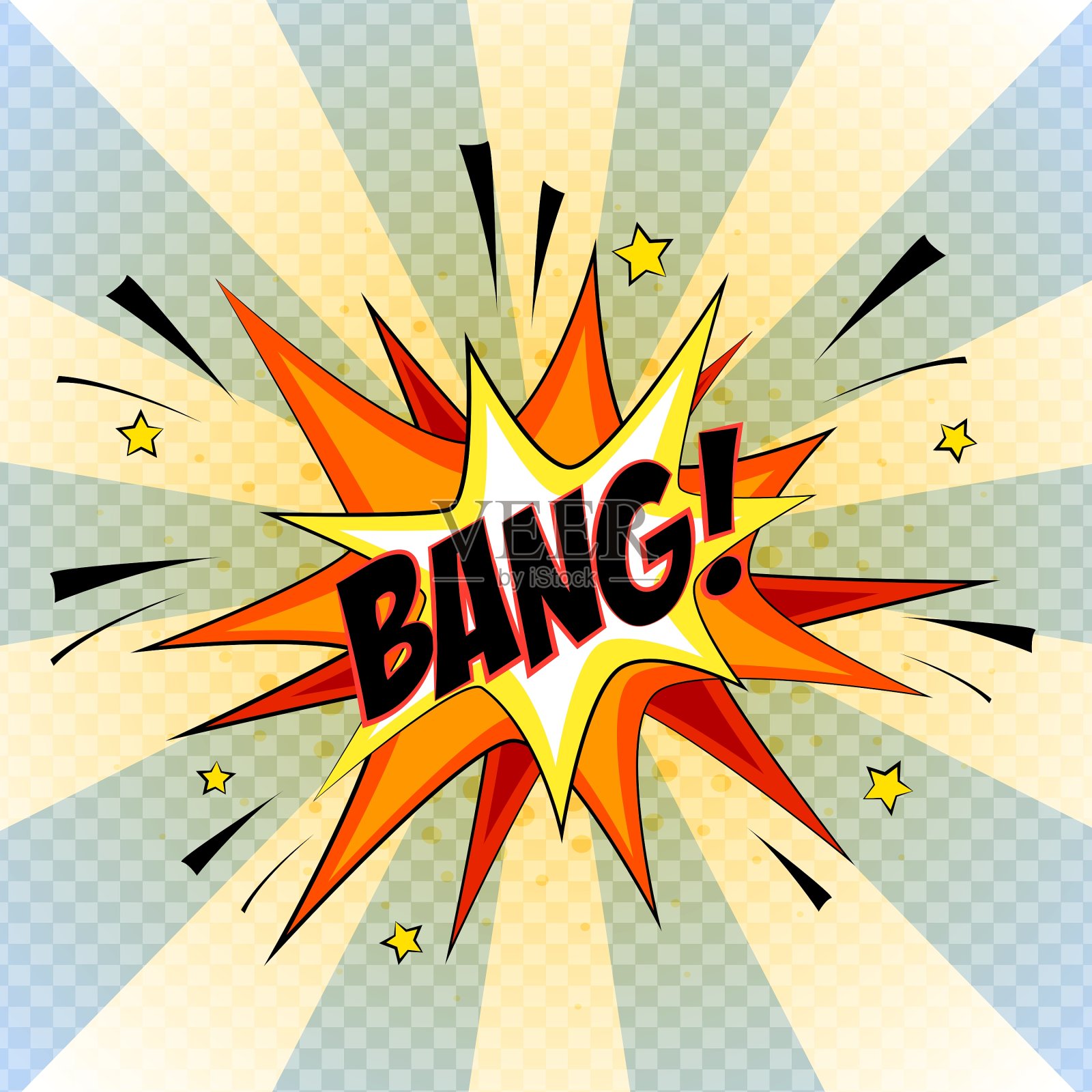 Bang漫画语音泡泡卡通插画图片素材
