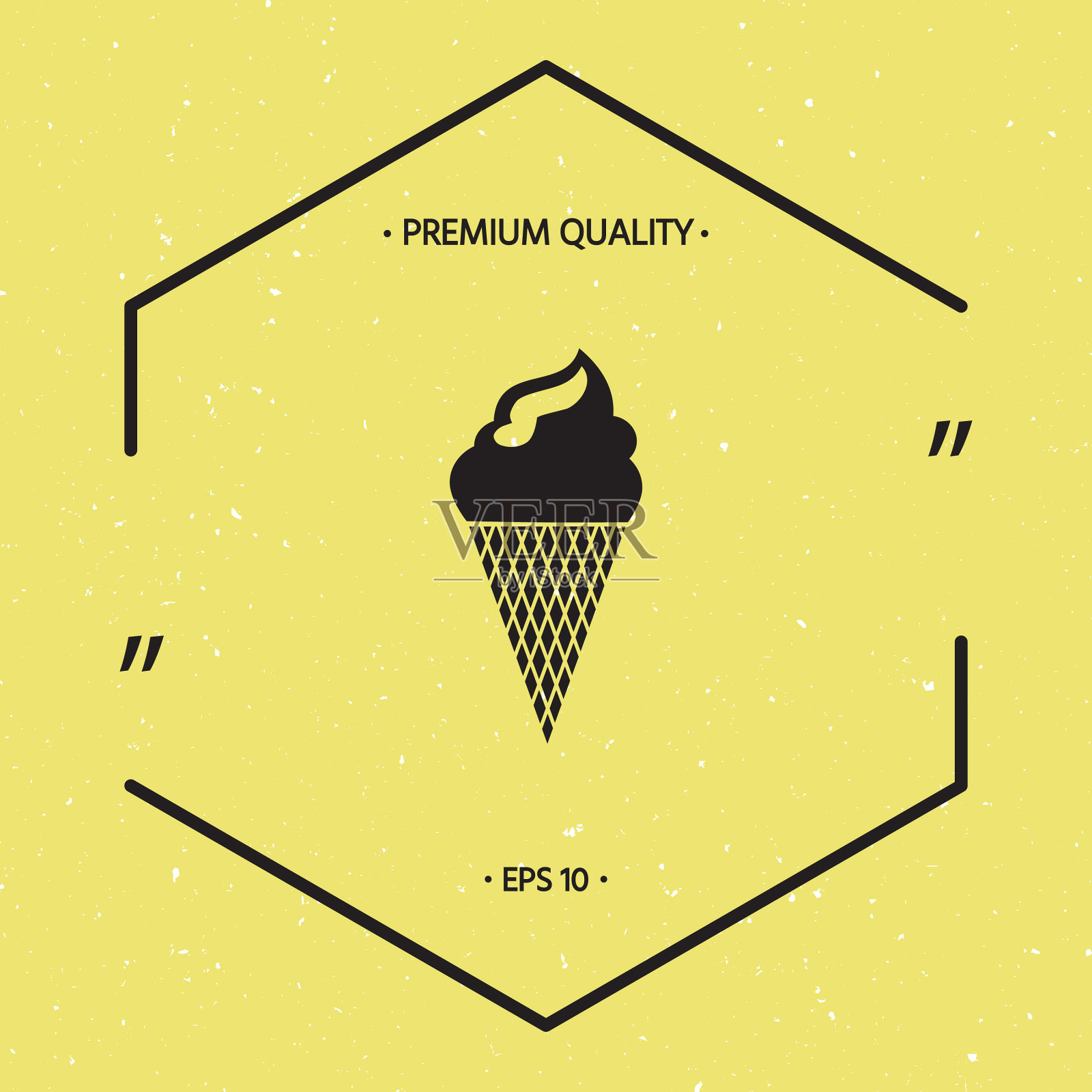 冰淇淋的象征插画图片素材