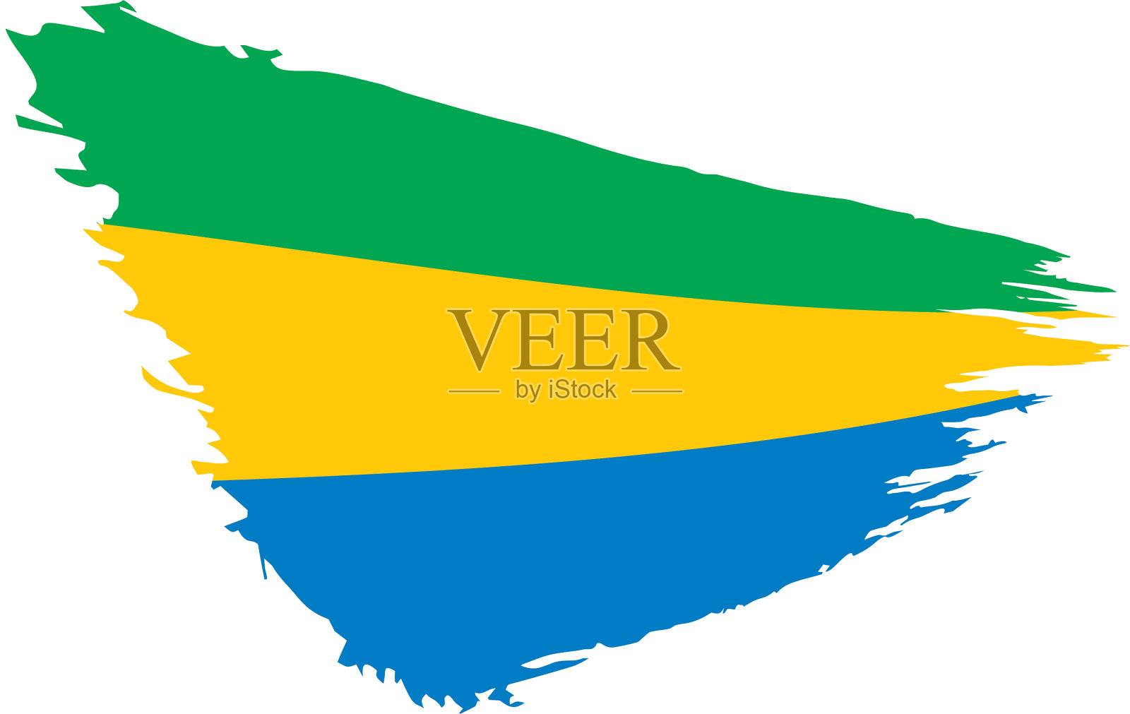 加蓬国旗设计元素图片