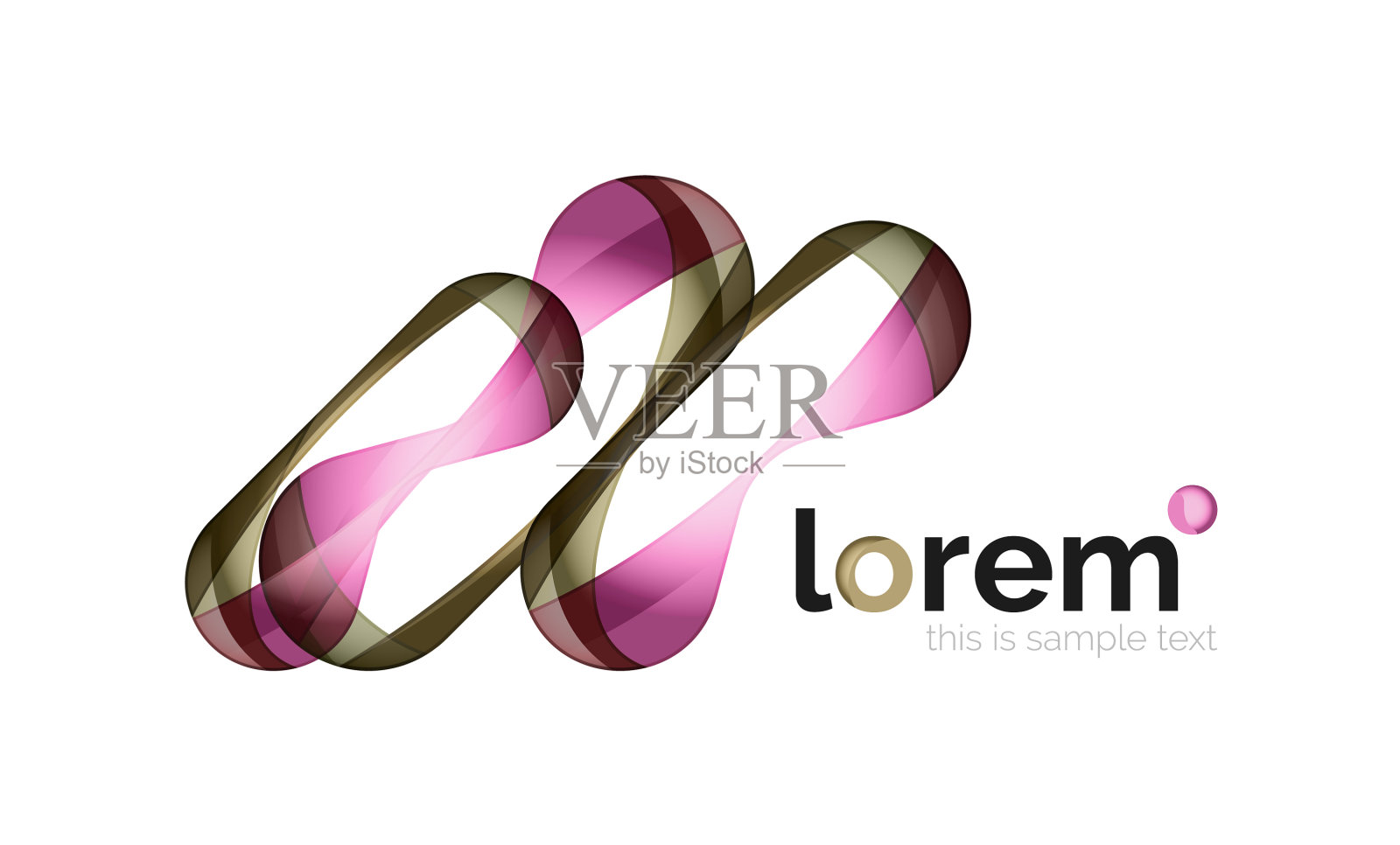 抽象几何商业图标设计元素图片