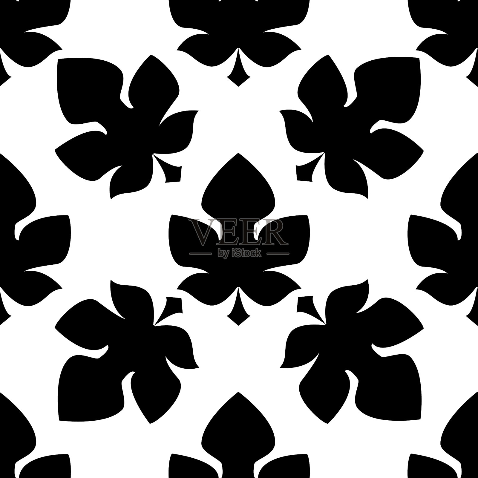 抽象无缝拼接图案插画图片素材