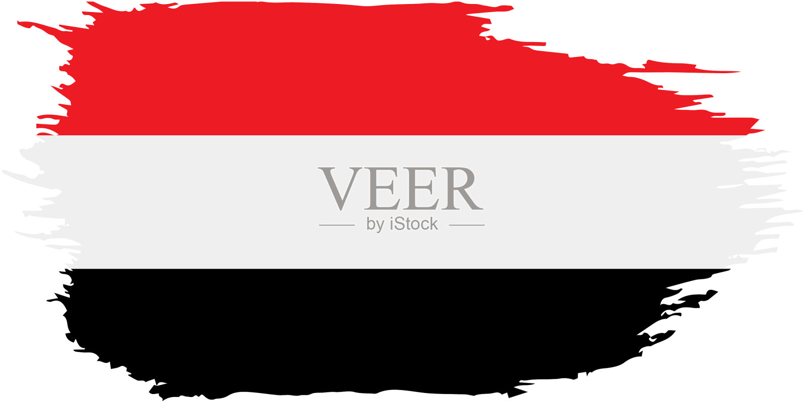 也门国旗设计元素图片