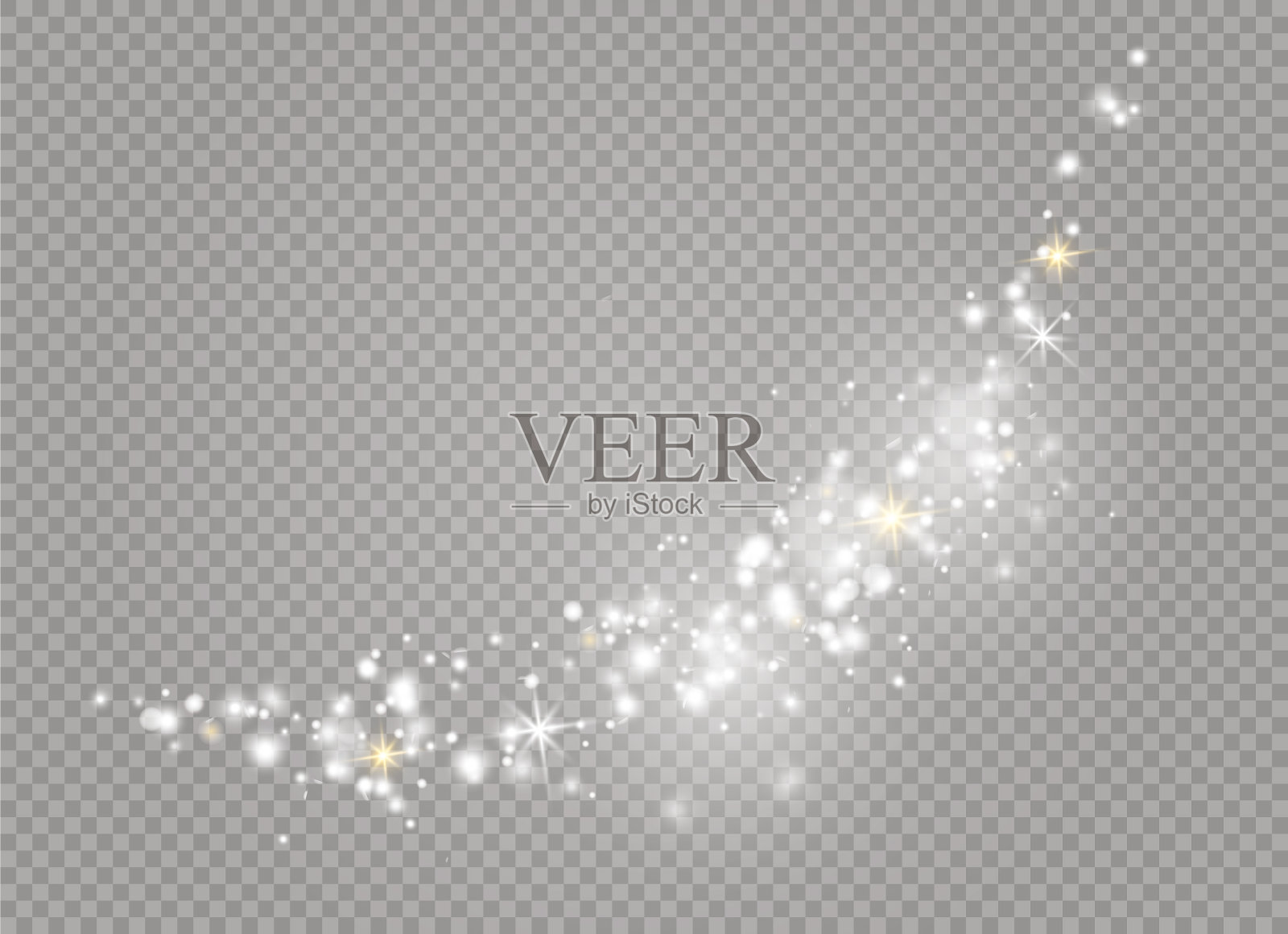 圣诞节尘埃白插画图片素材