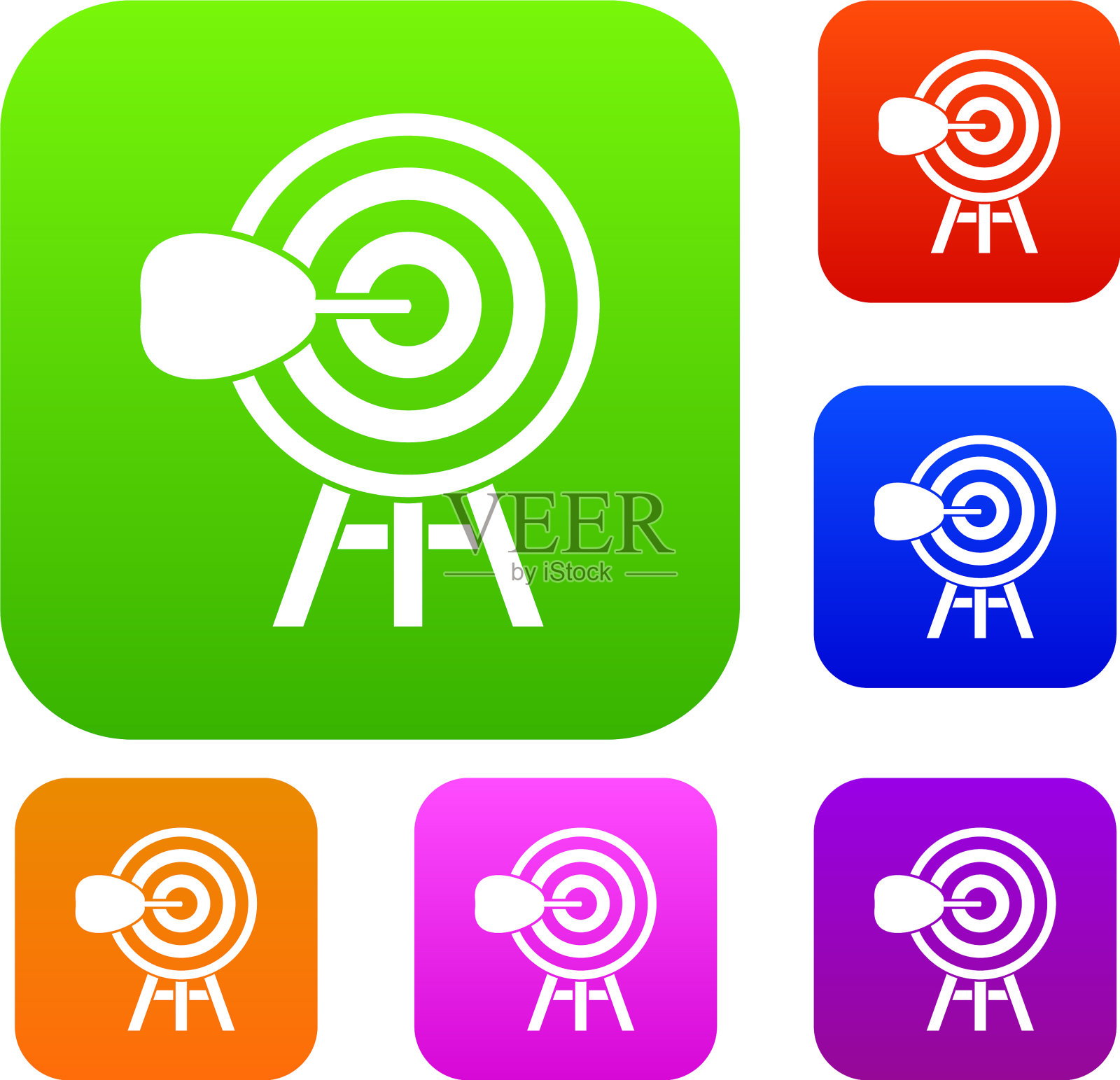 目标集合图标素材