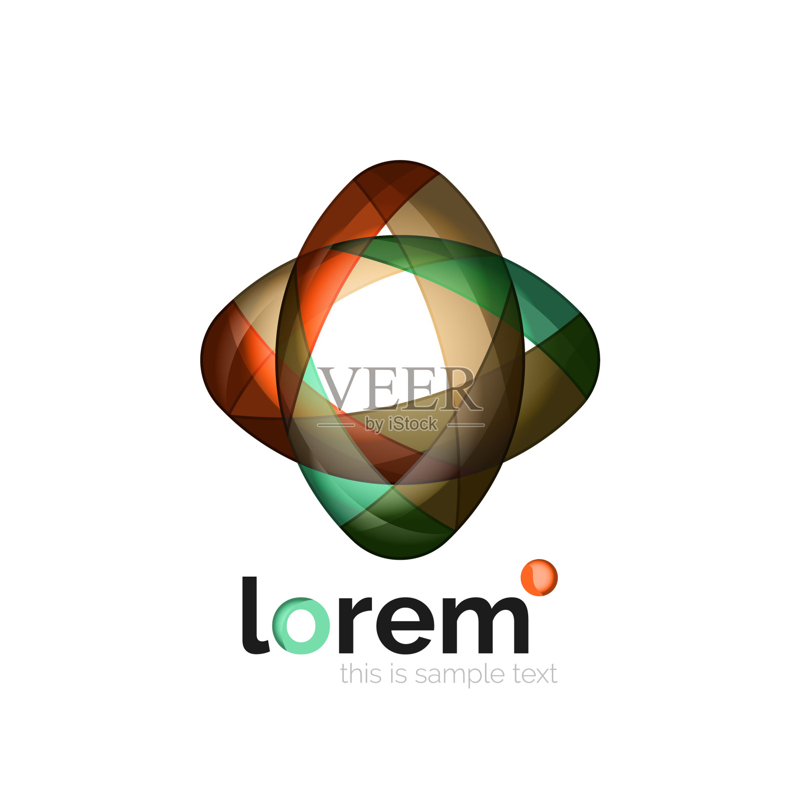 抽象几何商业图标设计元素图片