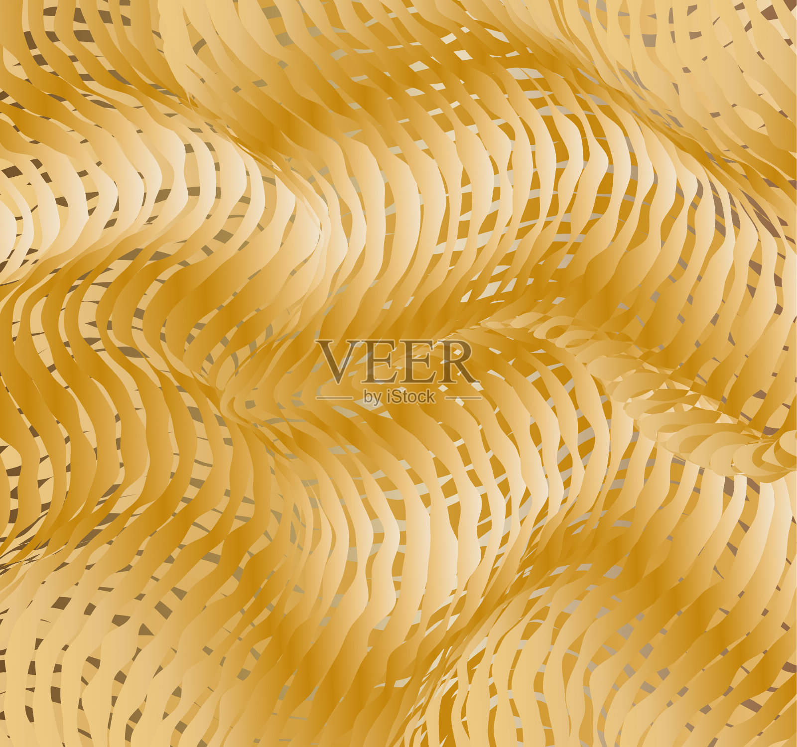 带梯度填充的平行金属带插画图片素材