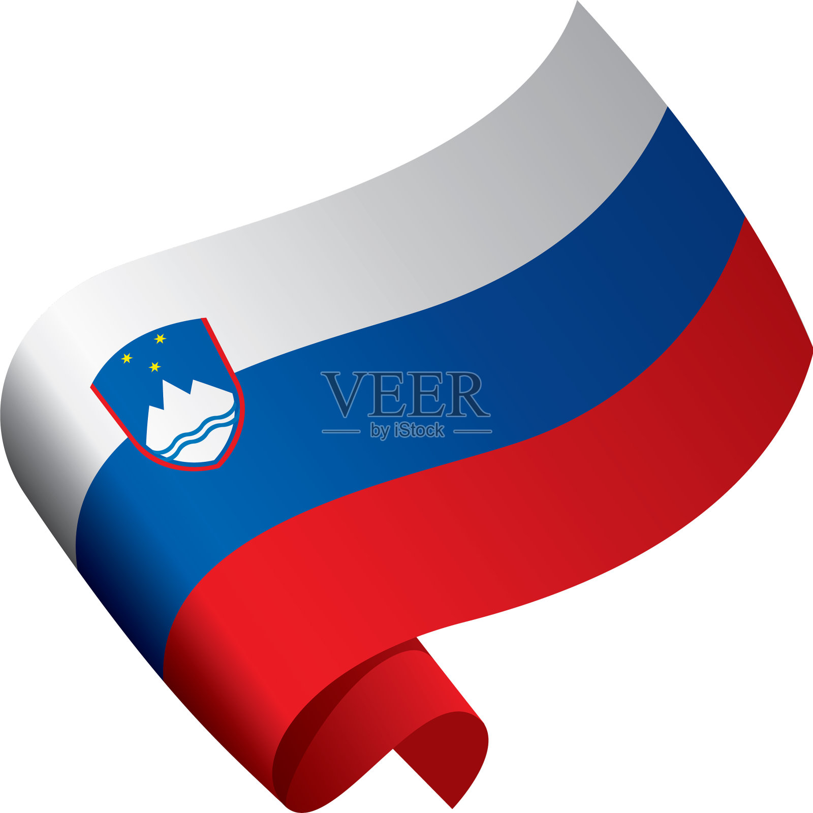 斯洛文尼亚的旗帜设计元素图片