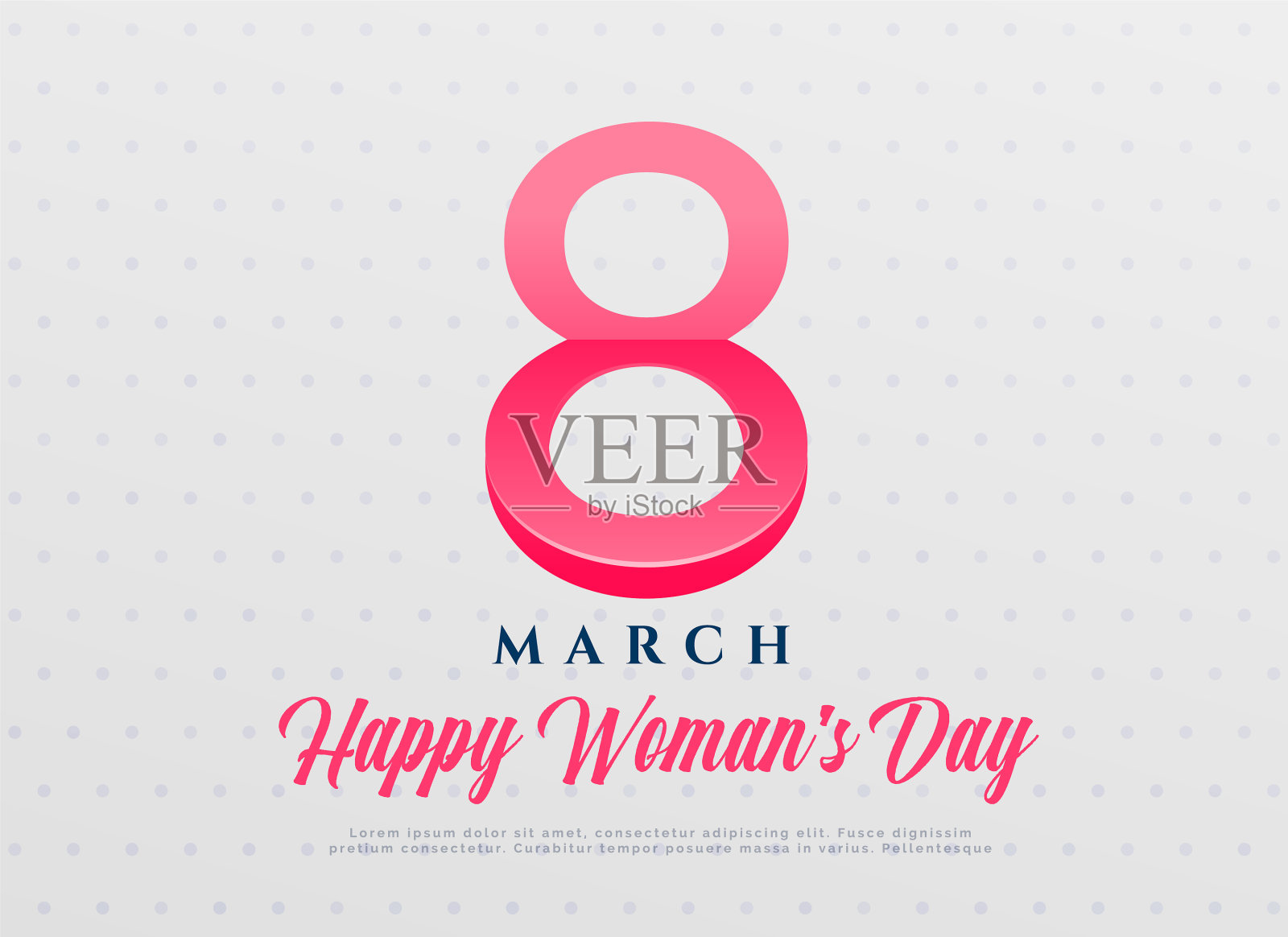 优雅的妇女节国际庆祝活动插画图片素材