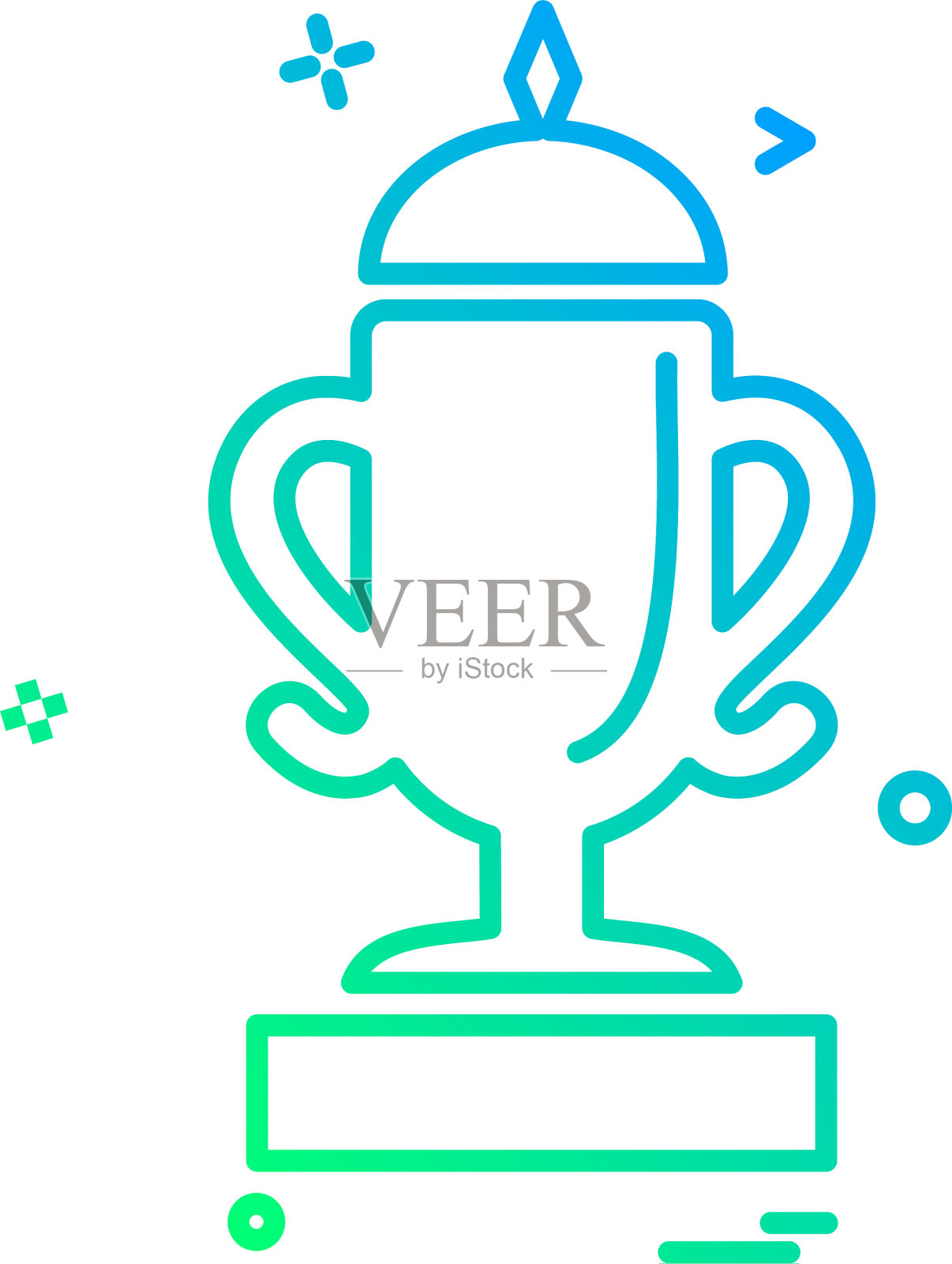 奖杯图标设计插画图片素材