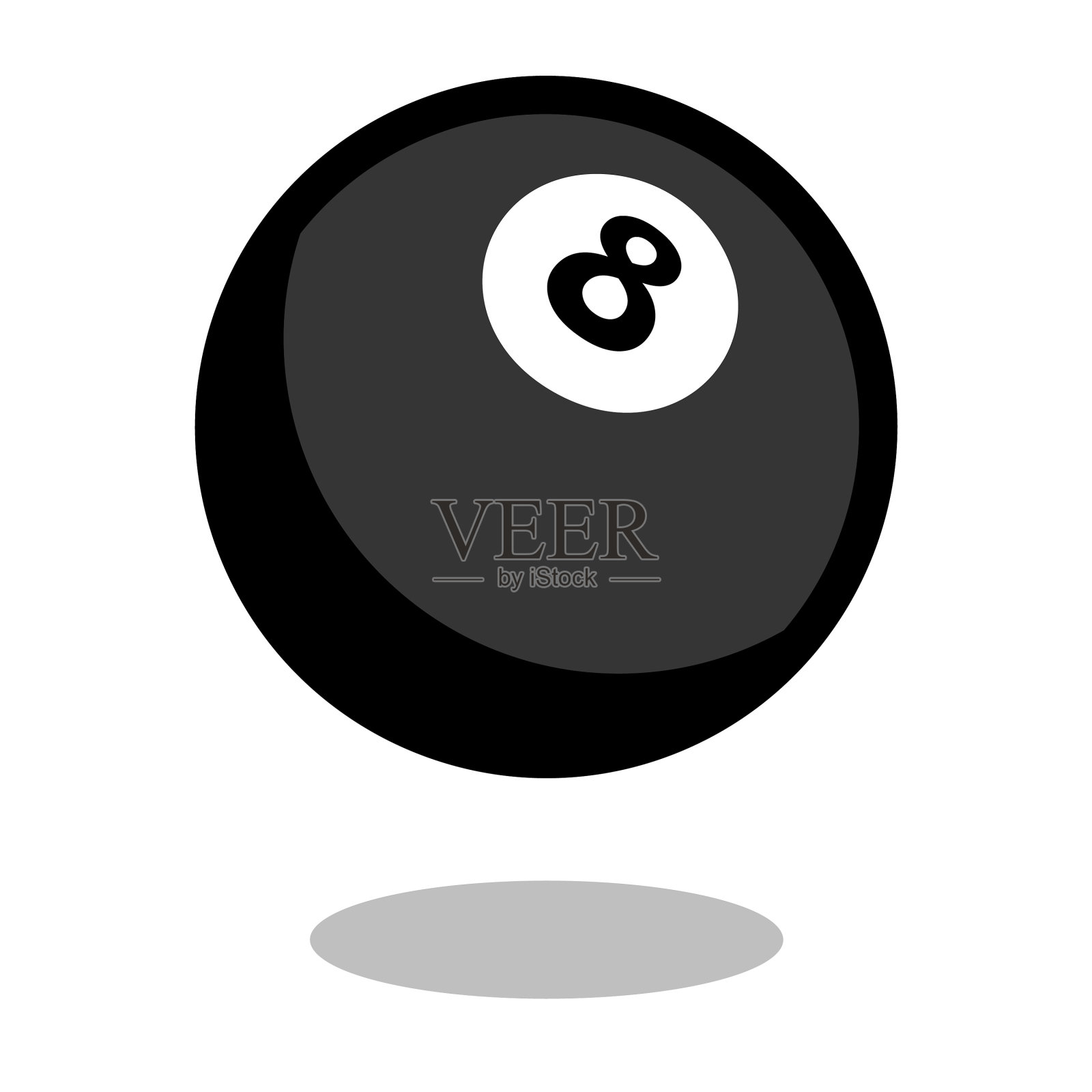 台球台球杆运动球标志线3d设计元素图片