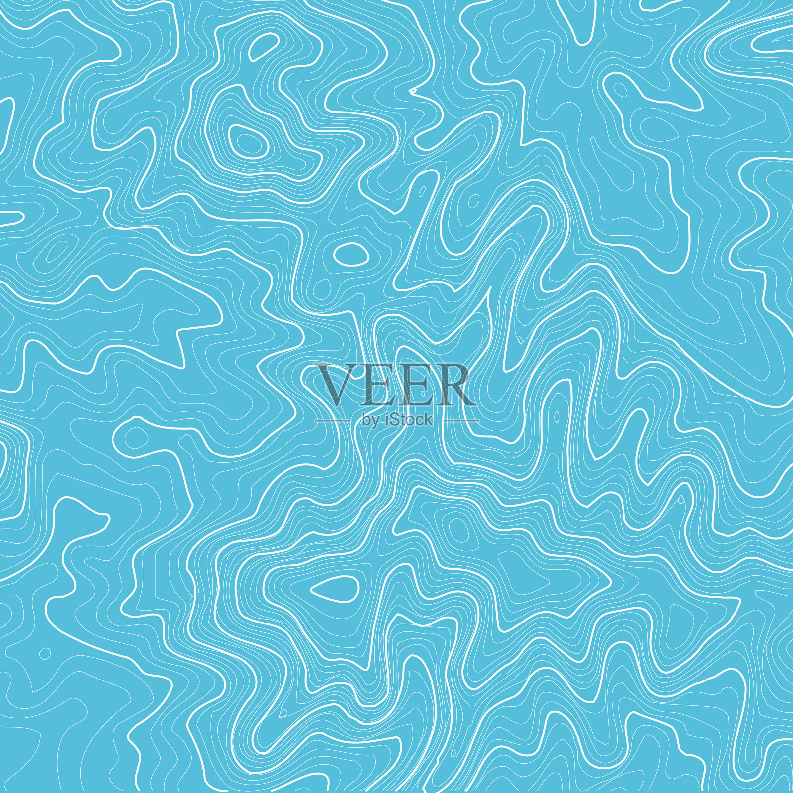 地形图背景，有复制空间插画图片素材